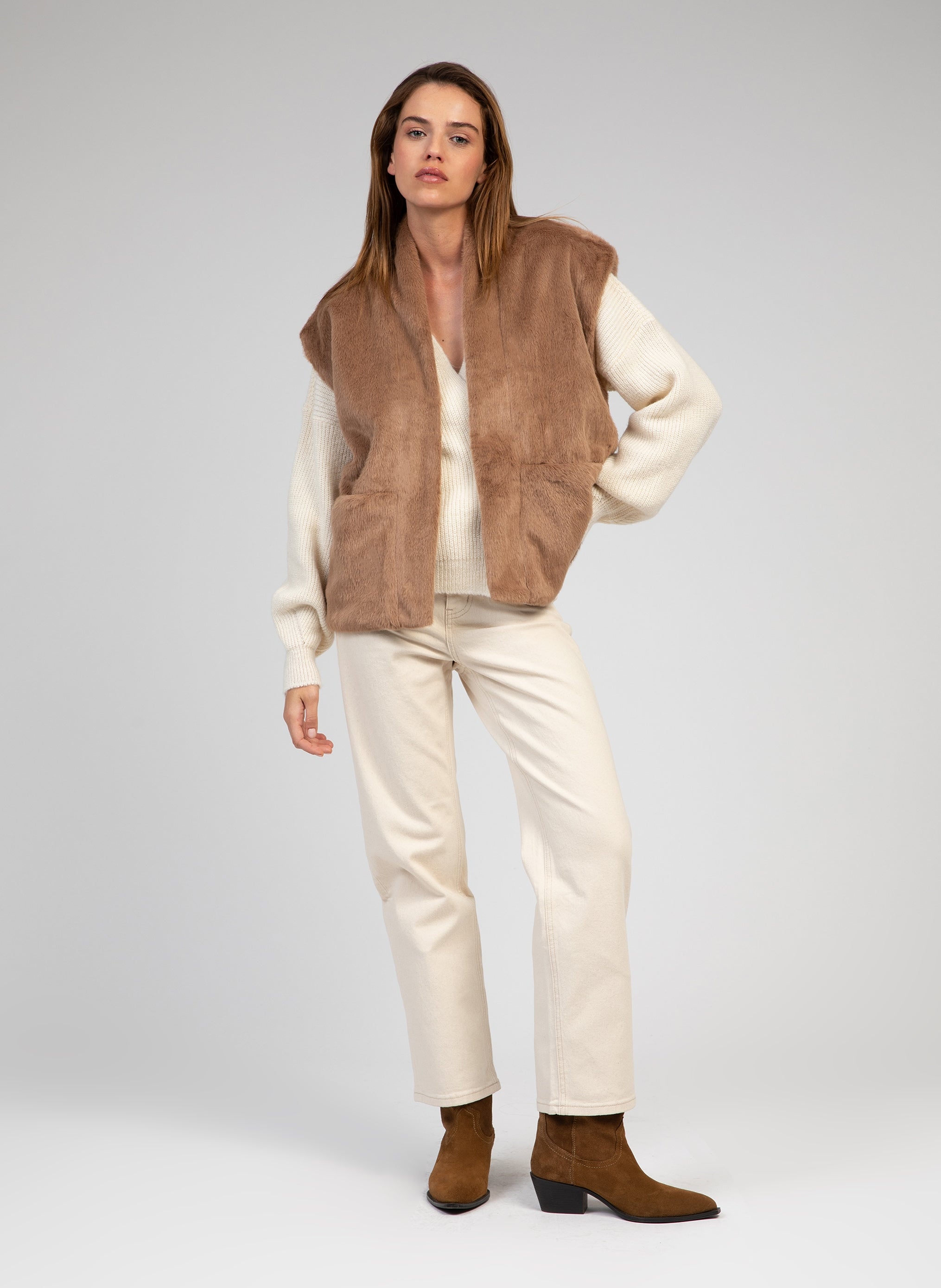 PHILIPPE PANTALON crudo