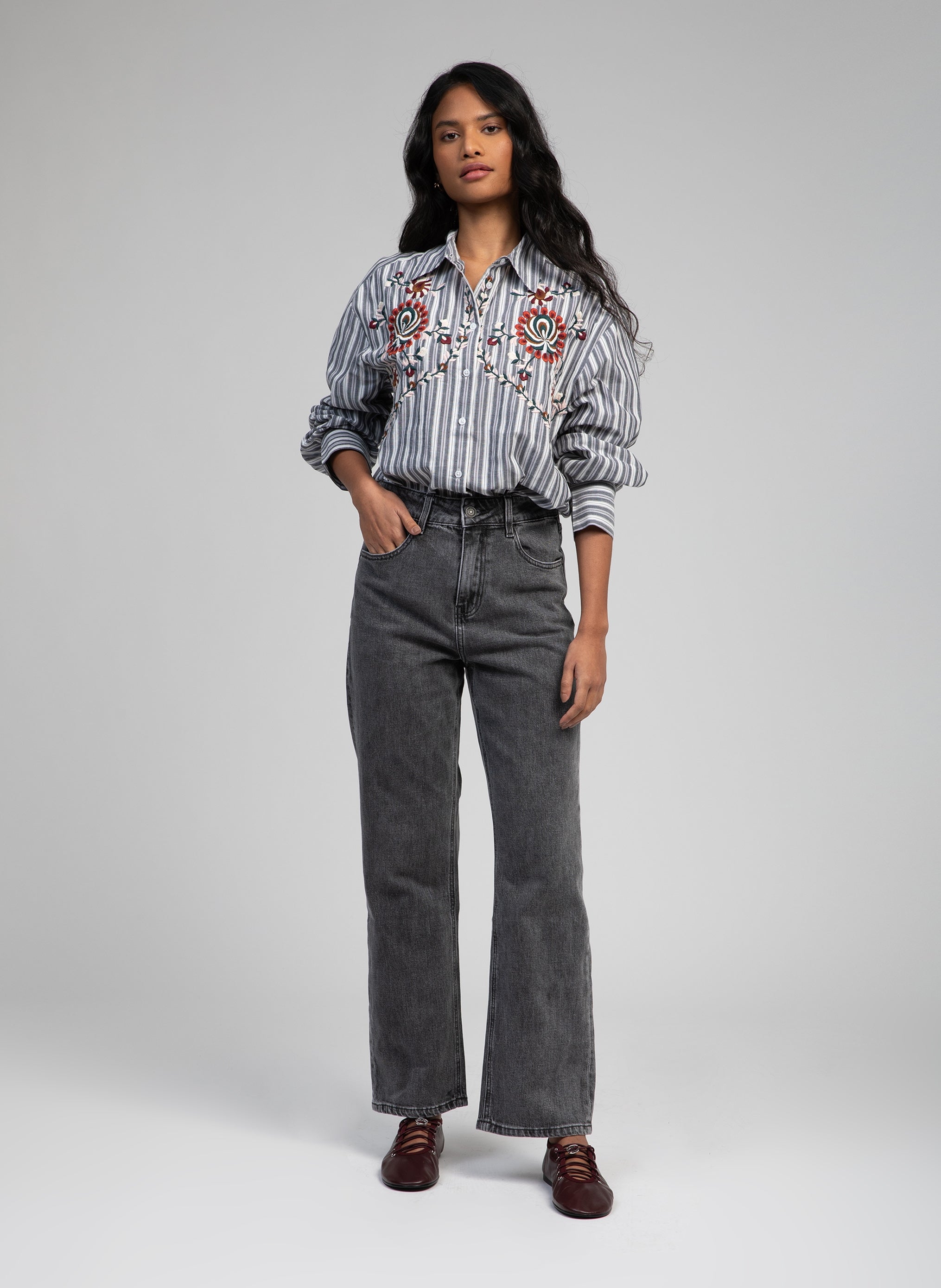 PHOEBE PANTALON grey