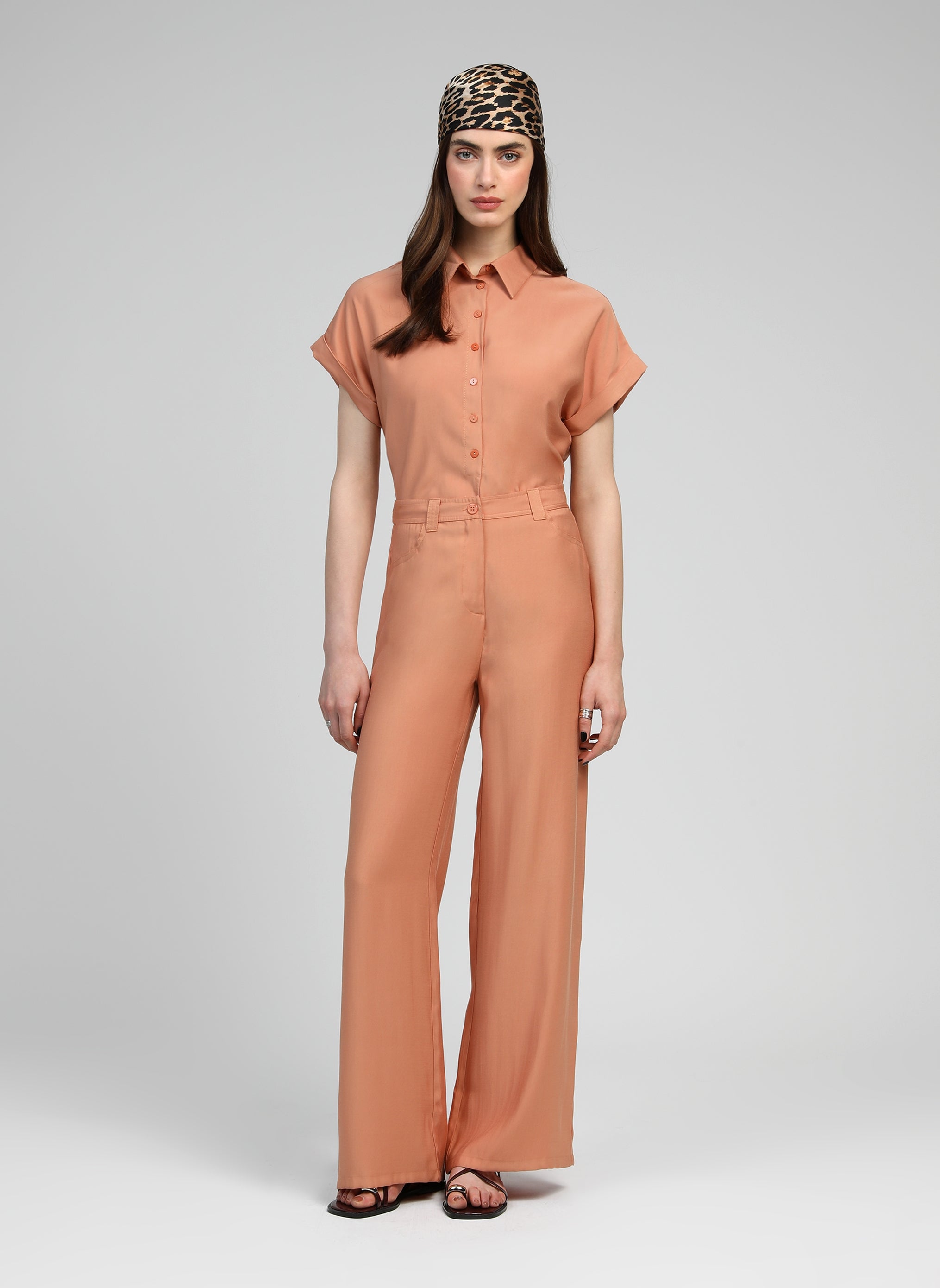 PANTALON PHOEBILA terracotta