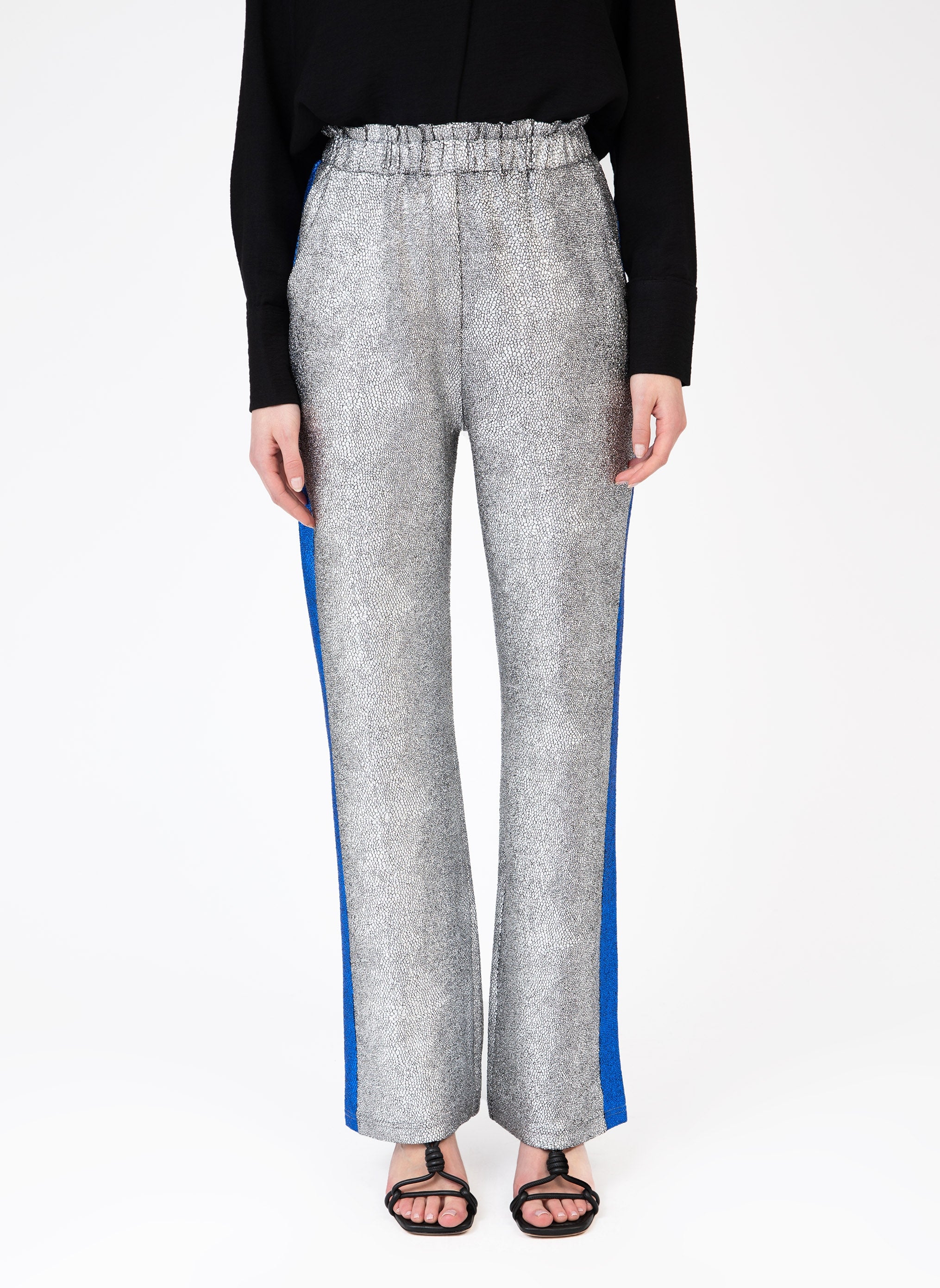 PIEROLY silver PANTALON