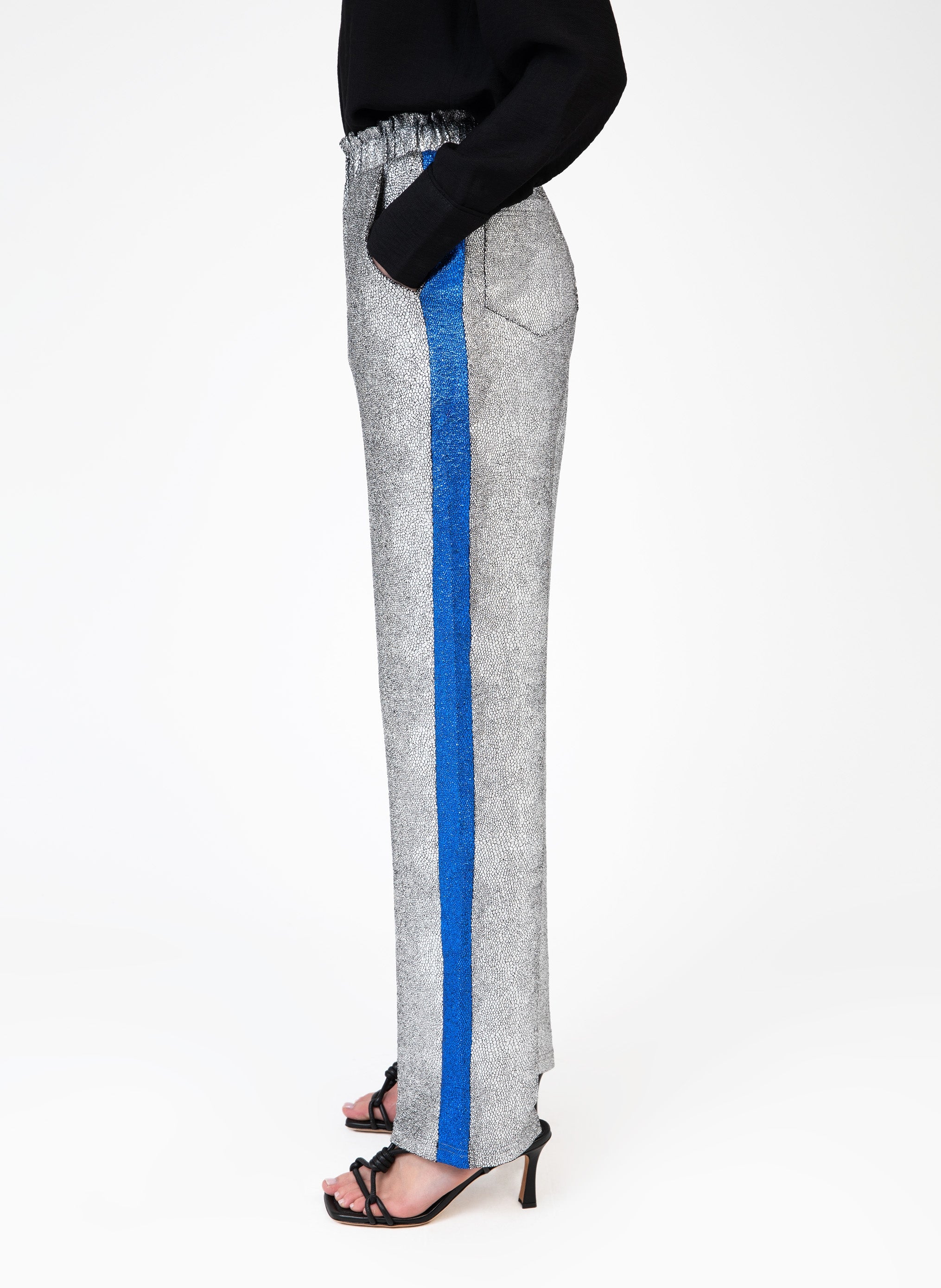 PIEROLY silver PANTALON