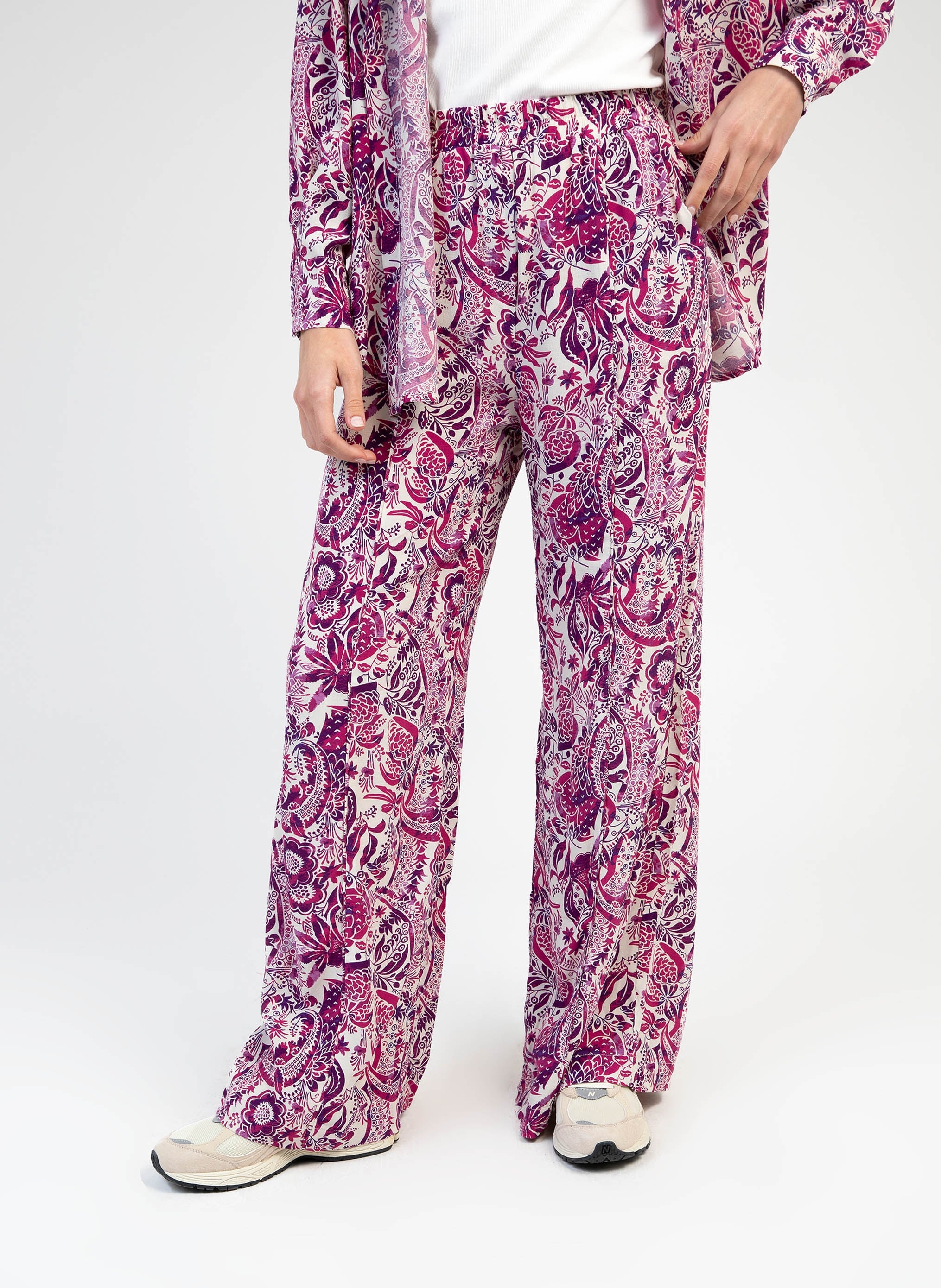 PANTALON PREPY amandine violet