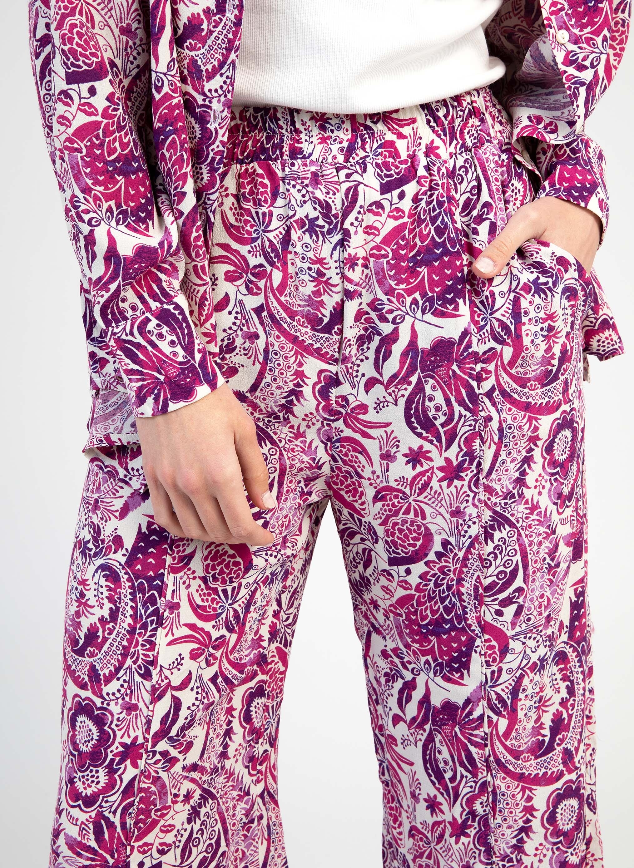 PANTALON PREPY amandine violet