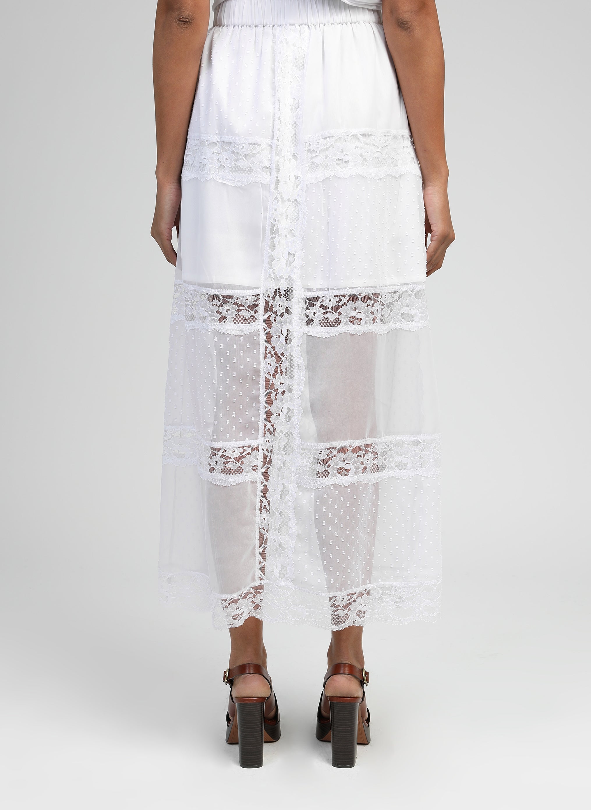 RAVILA FALDA LARGA blanco