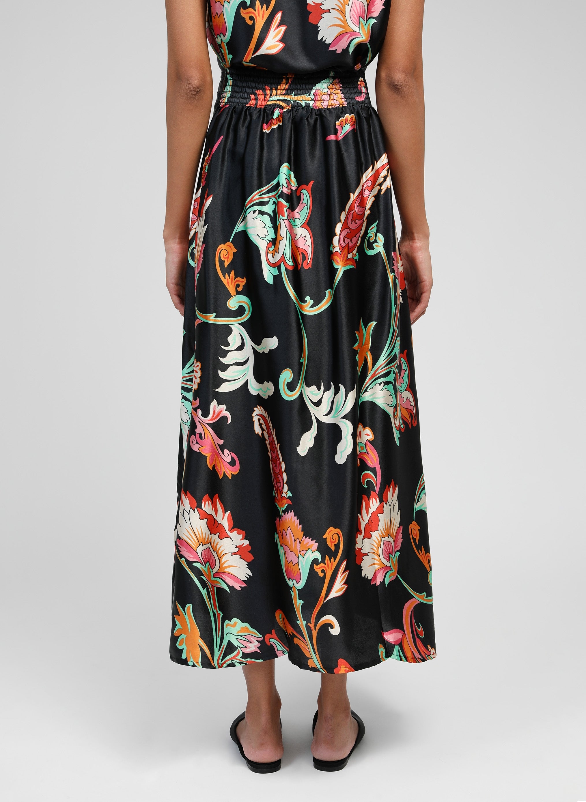 ROBILOU indina falda midi negra