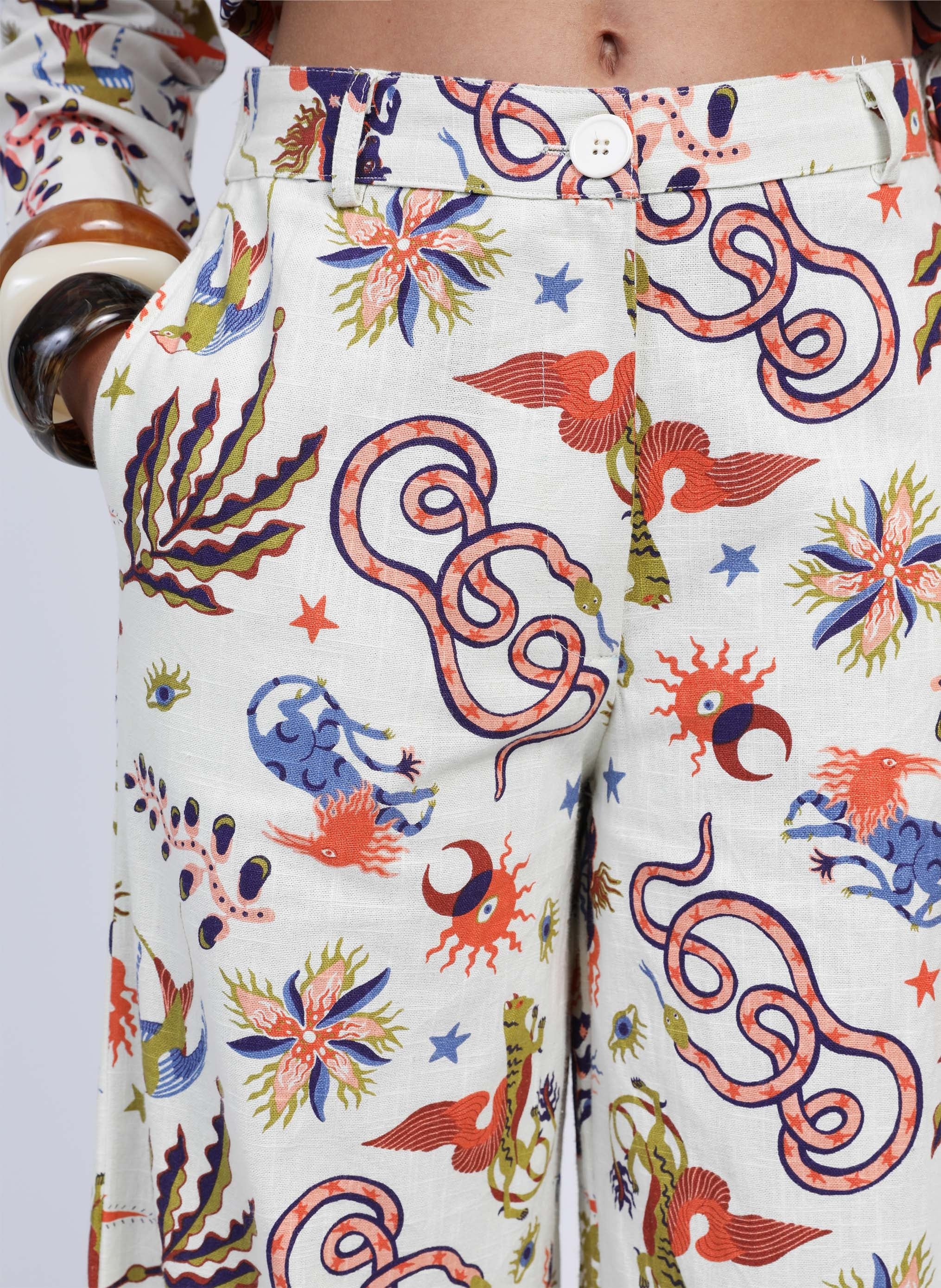 PANTALON ROSSY bale ecru