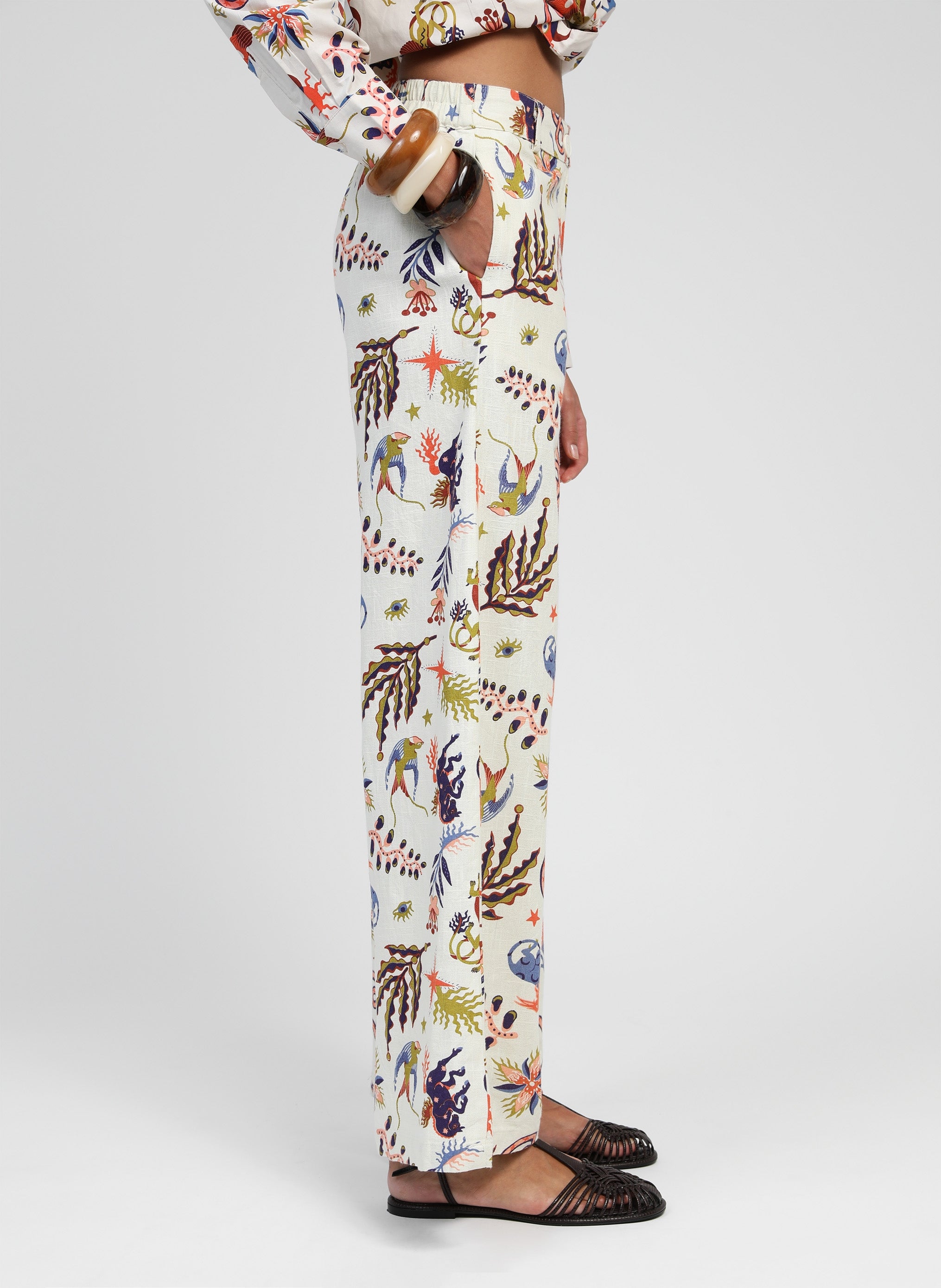 PANTALON ROSSY bale ecru