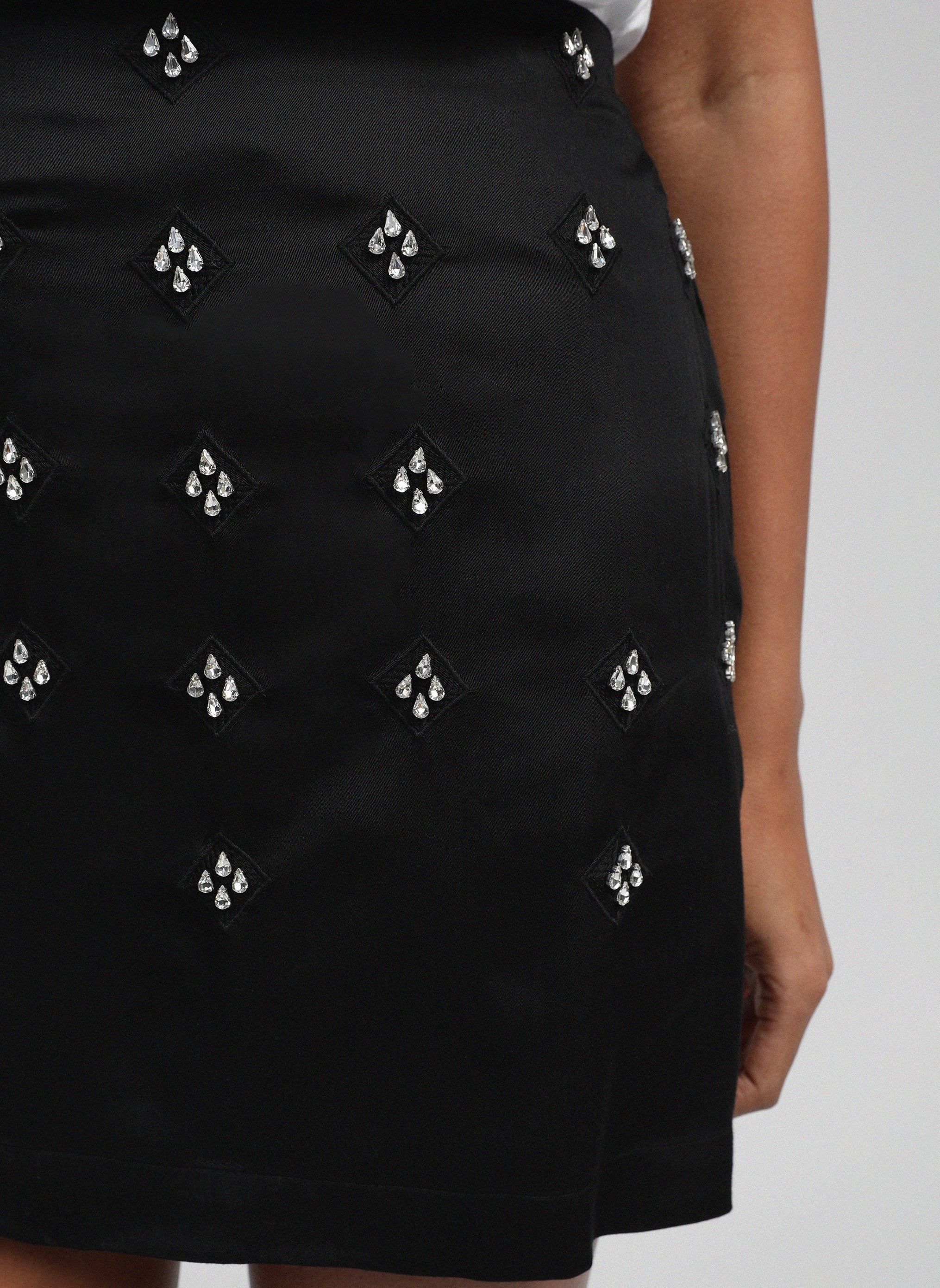 ROWEL SHORT SKIRT black