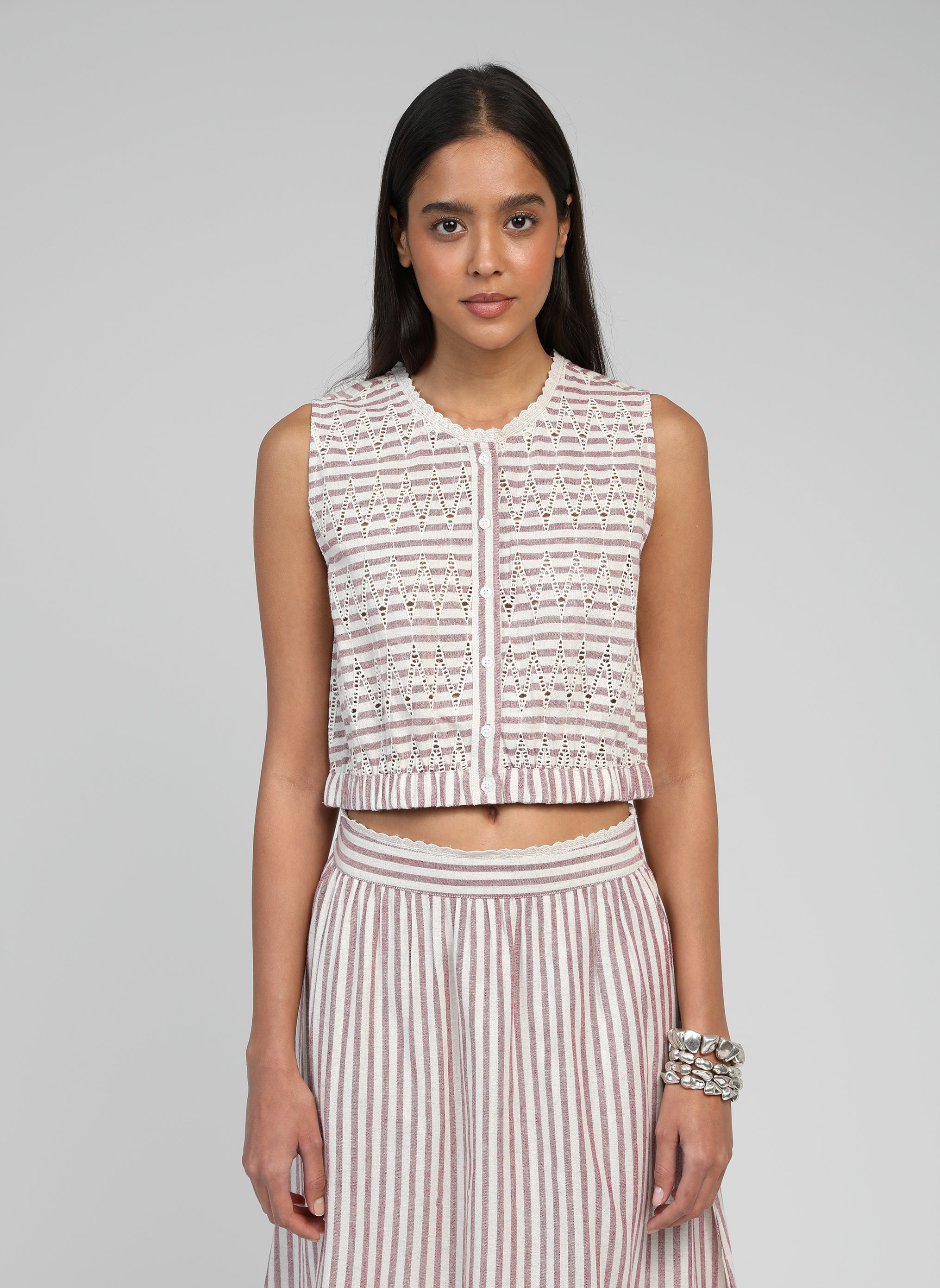 BLOUSE SABIA framboise