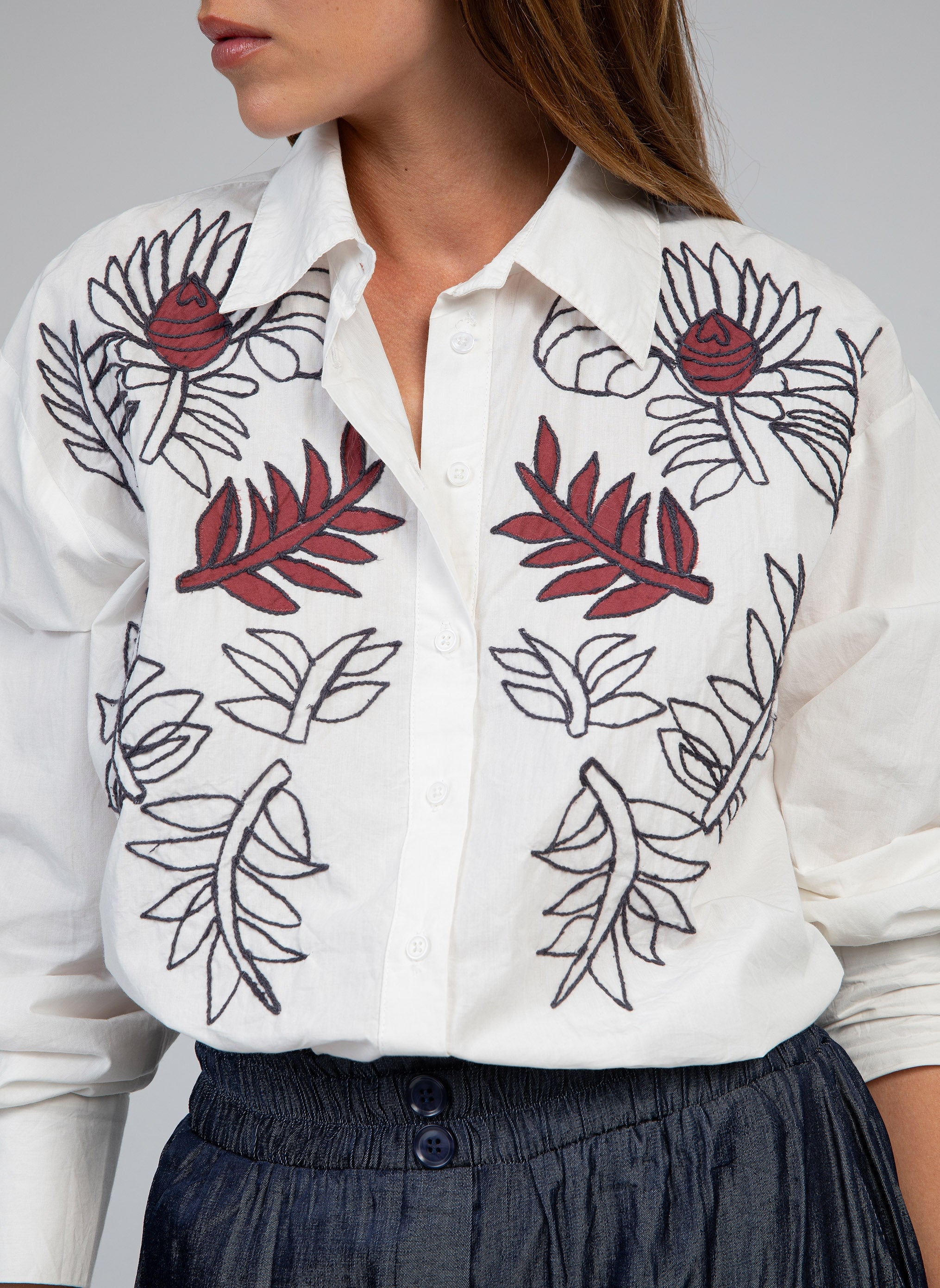 SAILOR CHEMISE crudo