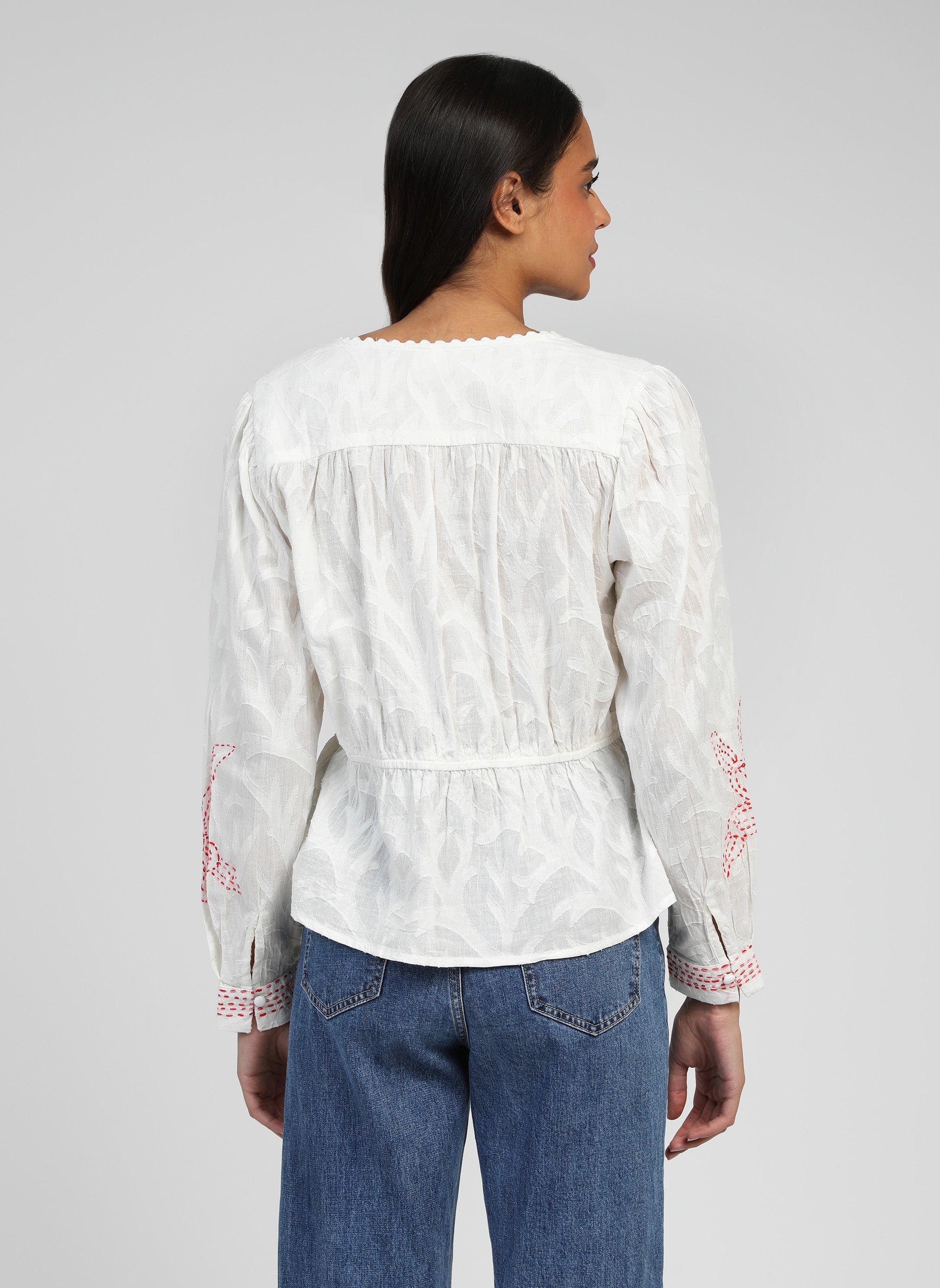 SALBA BLOUSE crudo