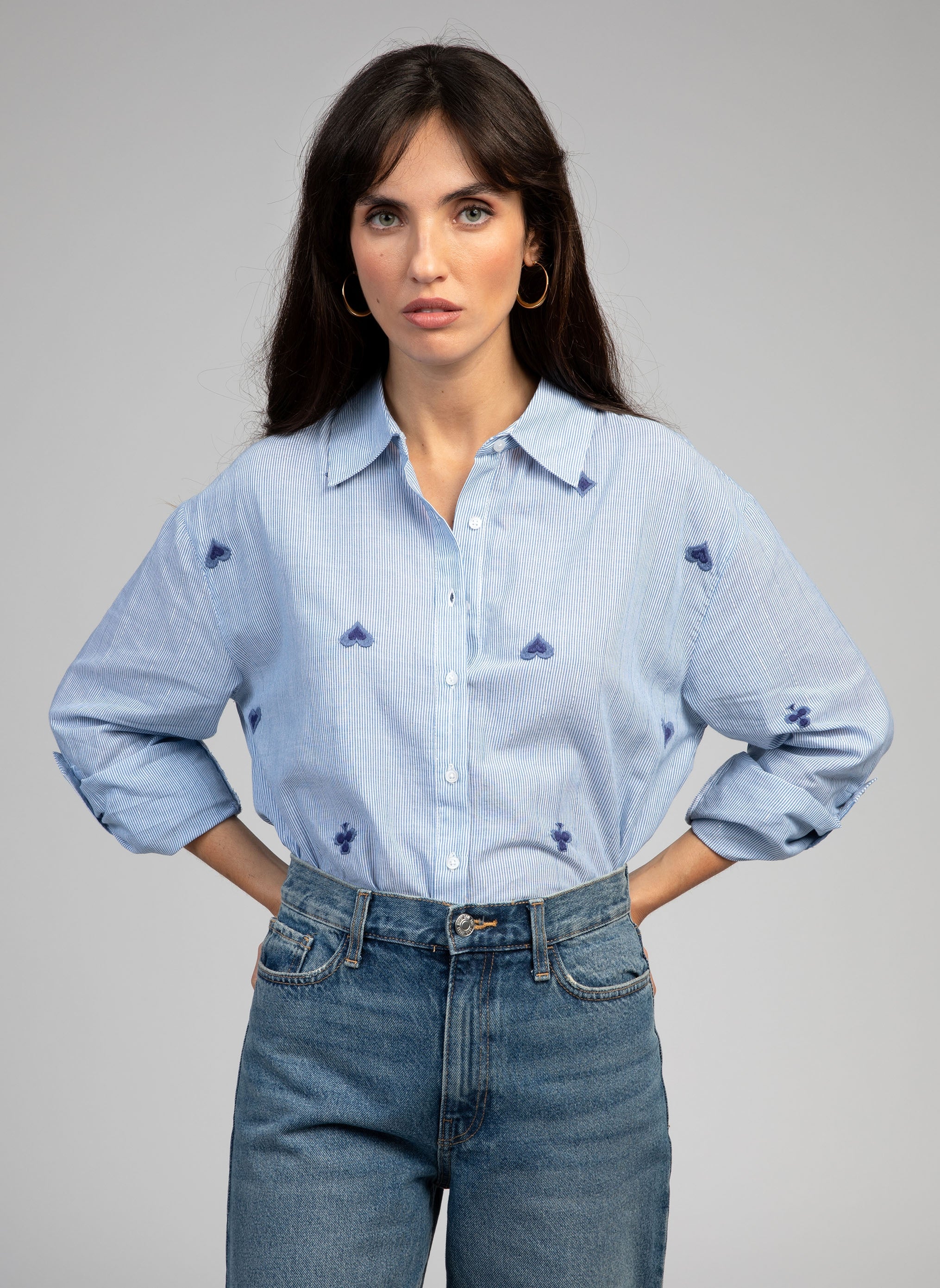 CAMISETA SALIDA azul