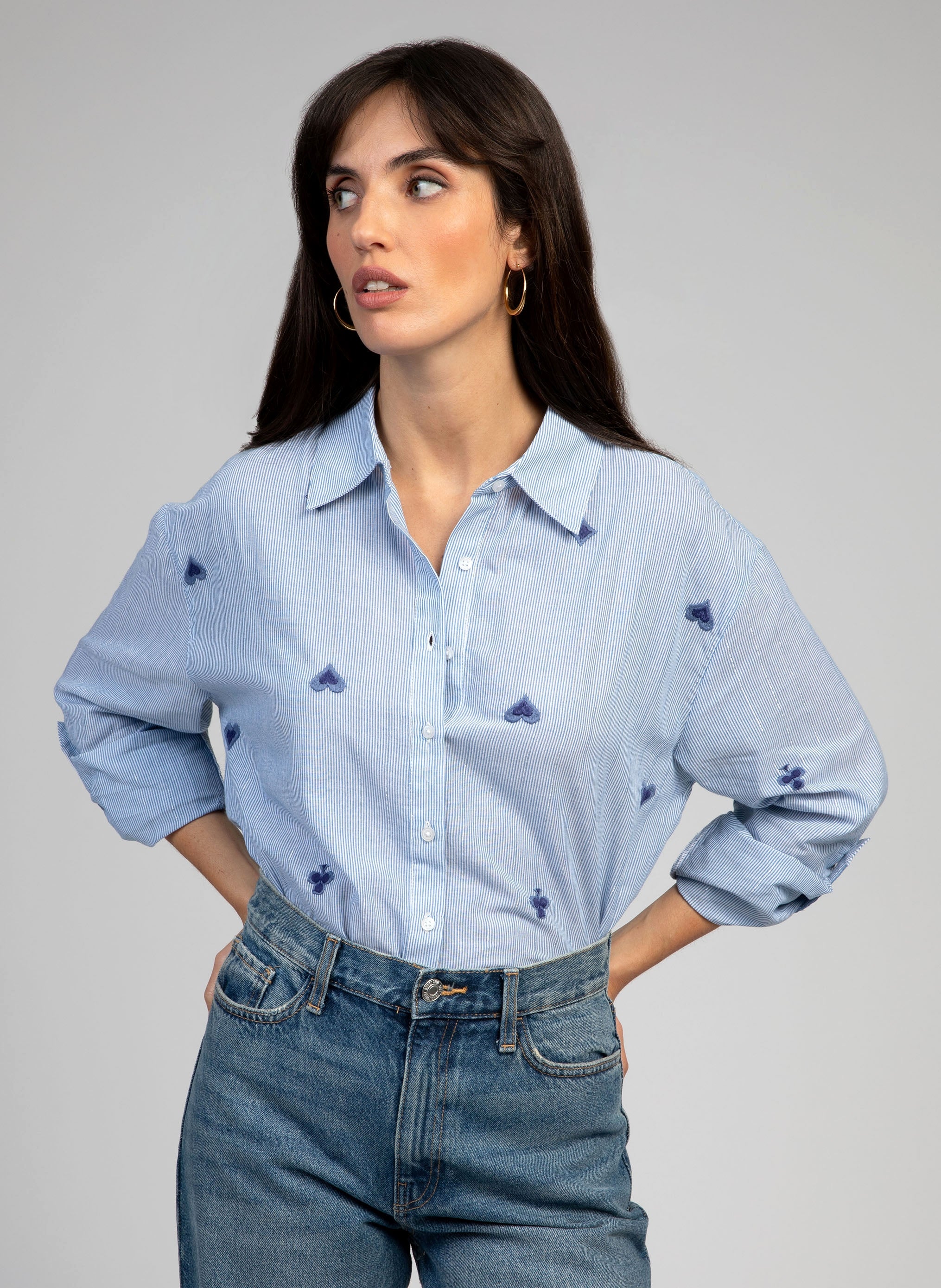 CAMISETA SALIDA azul