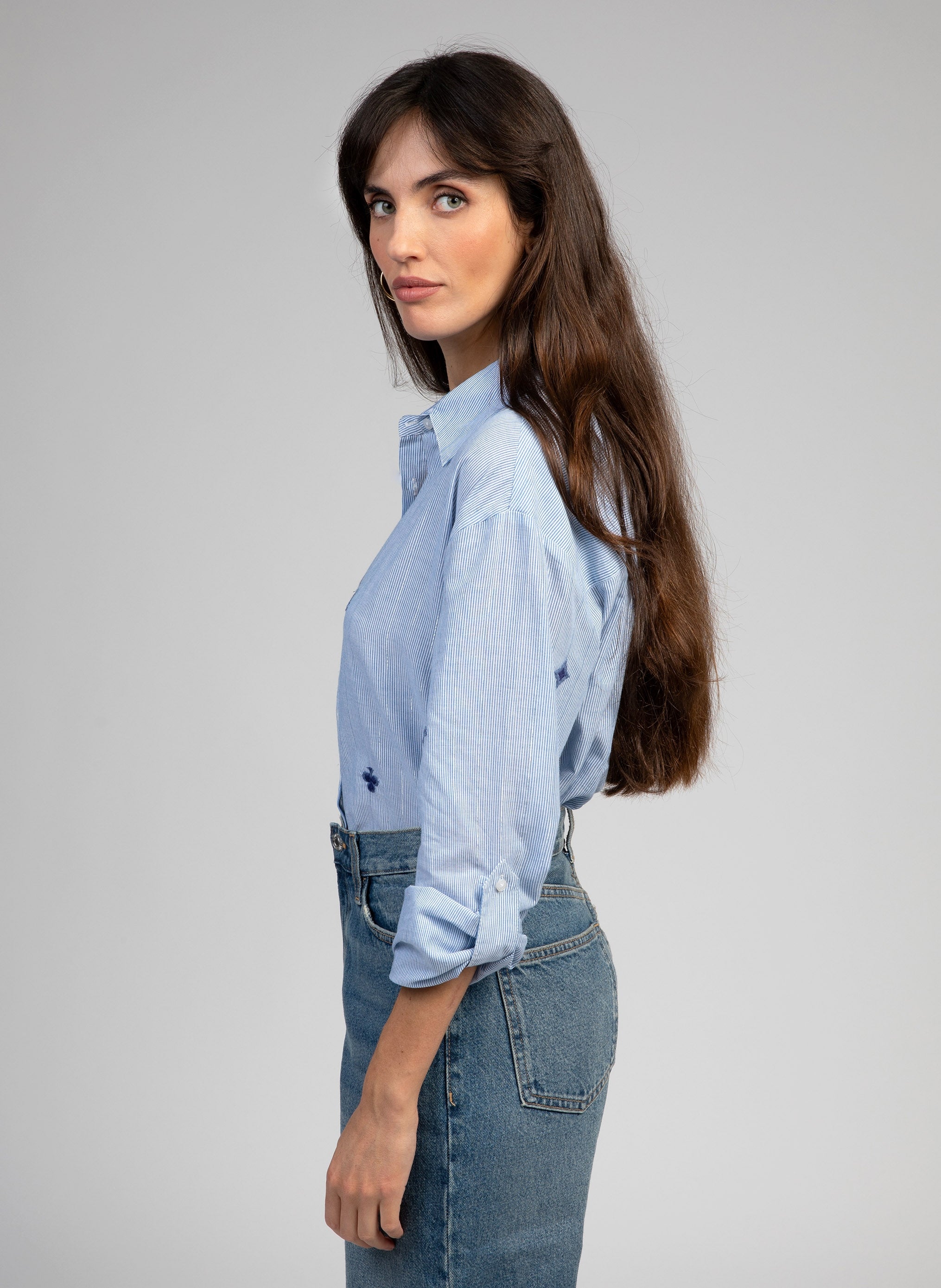 CAMISETA SALIDA azul