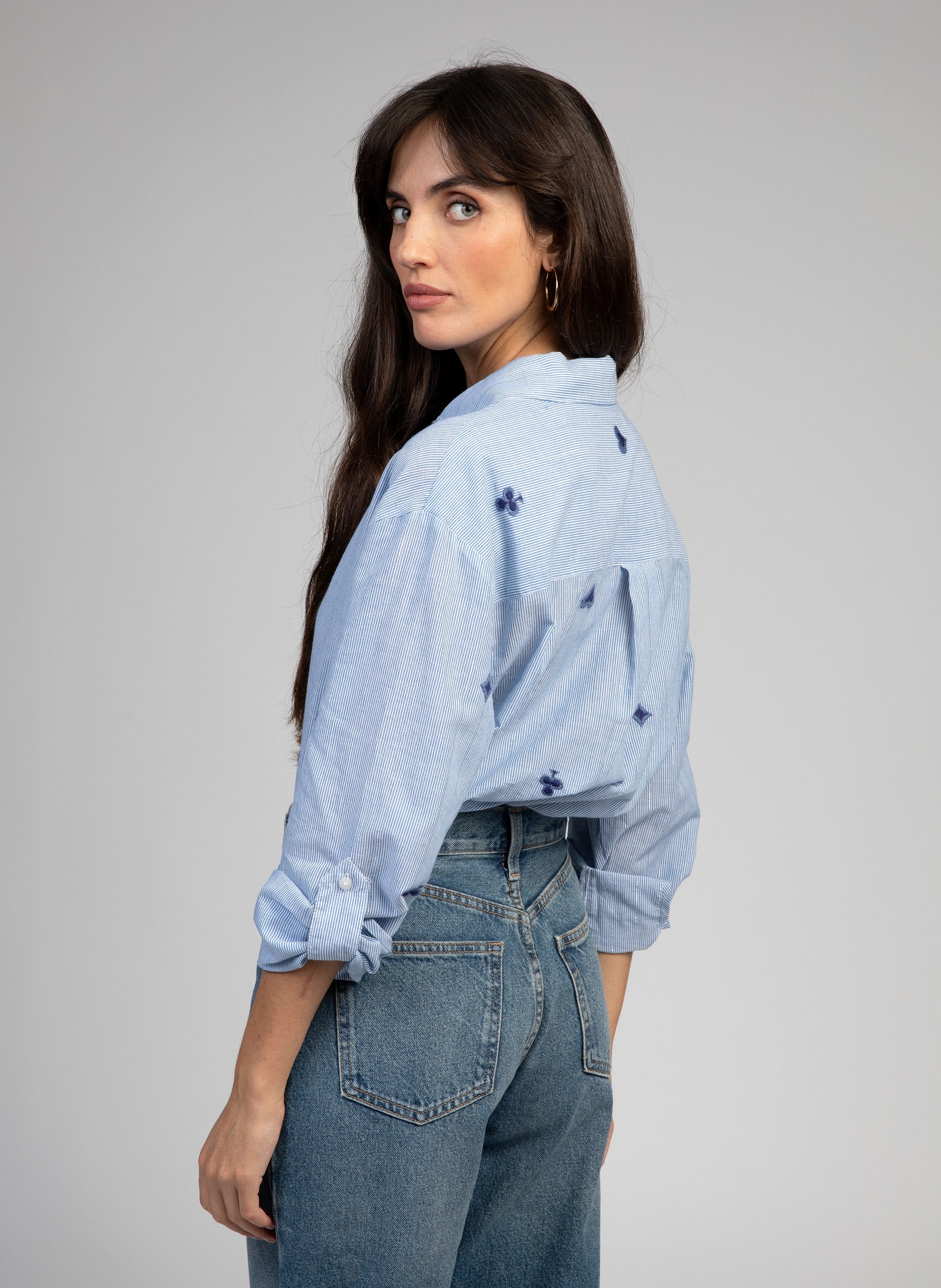 CAMISETA SALIDA azul