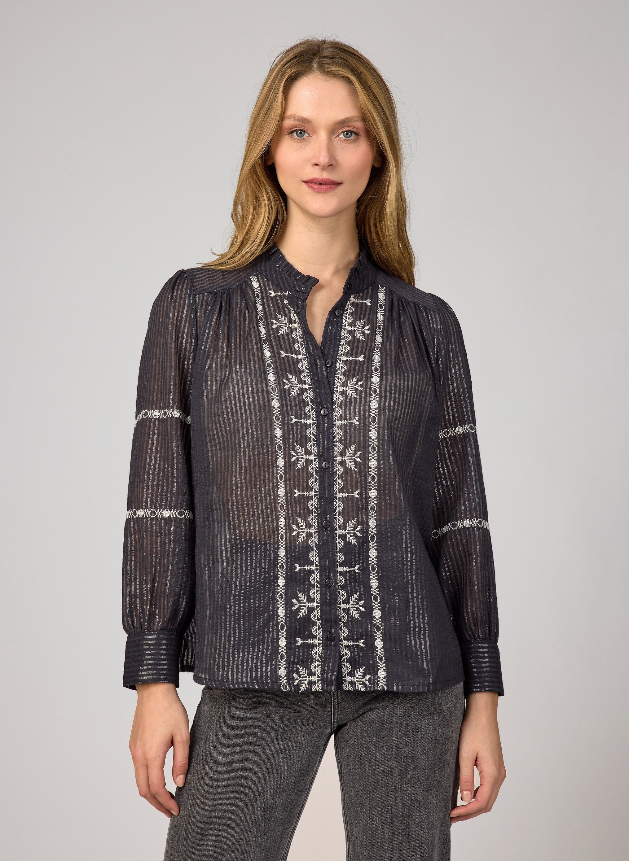 SARIKA SHIRT black
