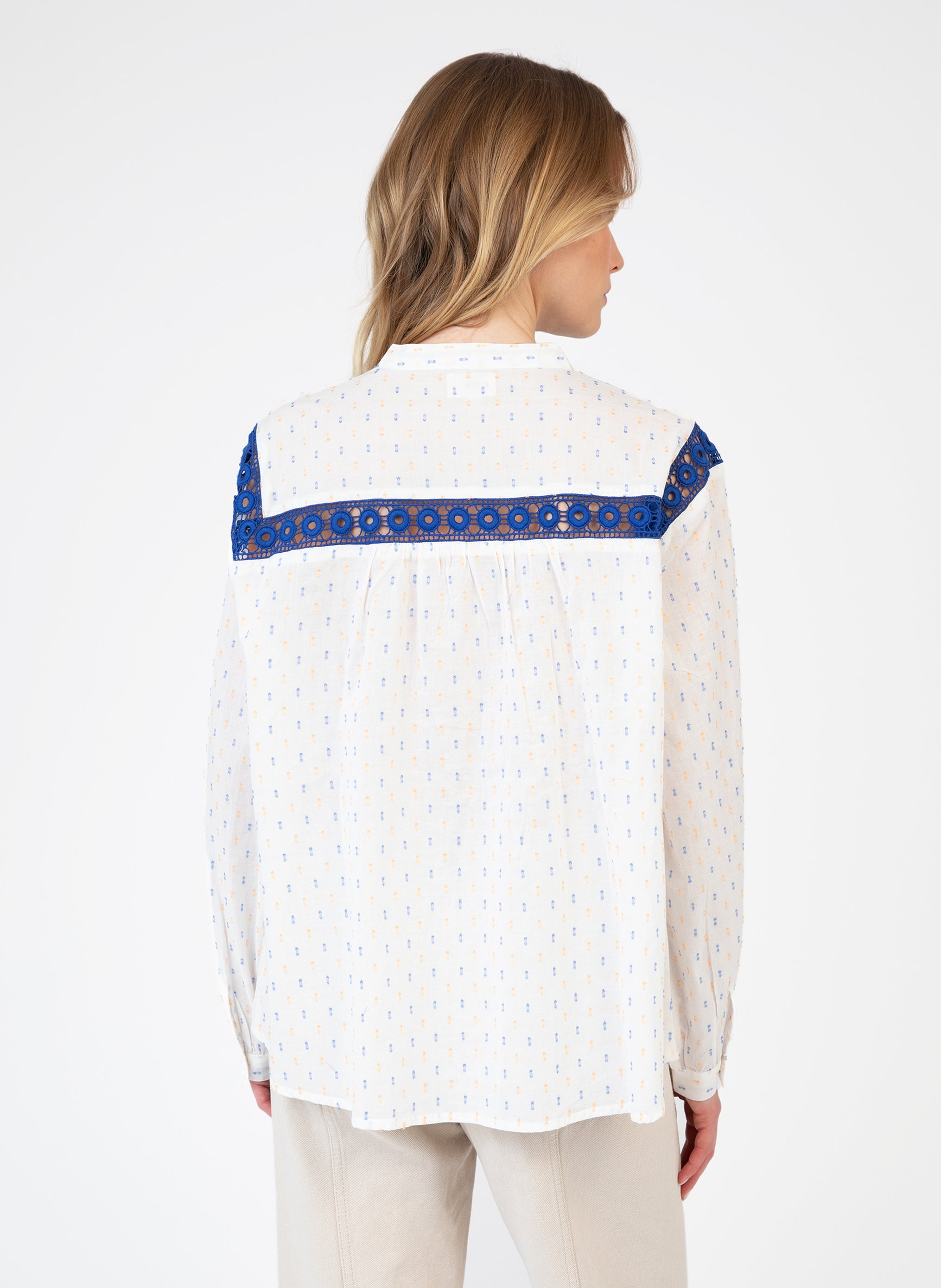 BLOUSE SCOTT bleu