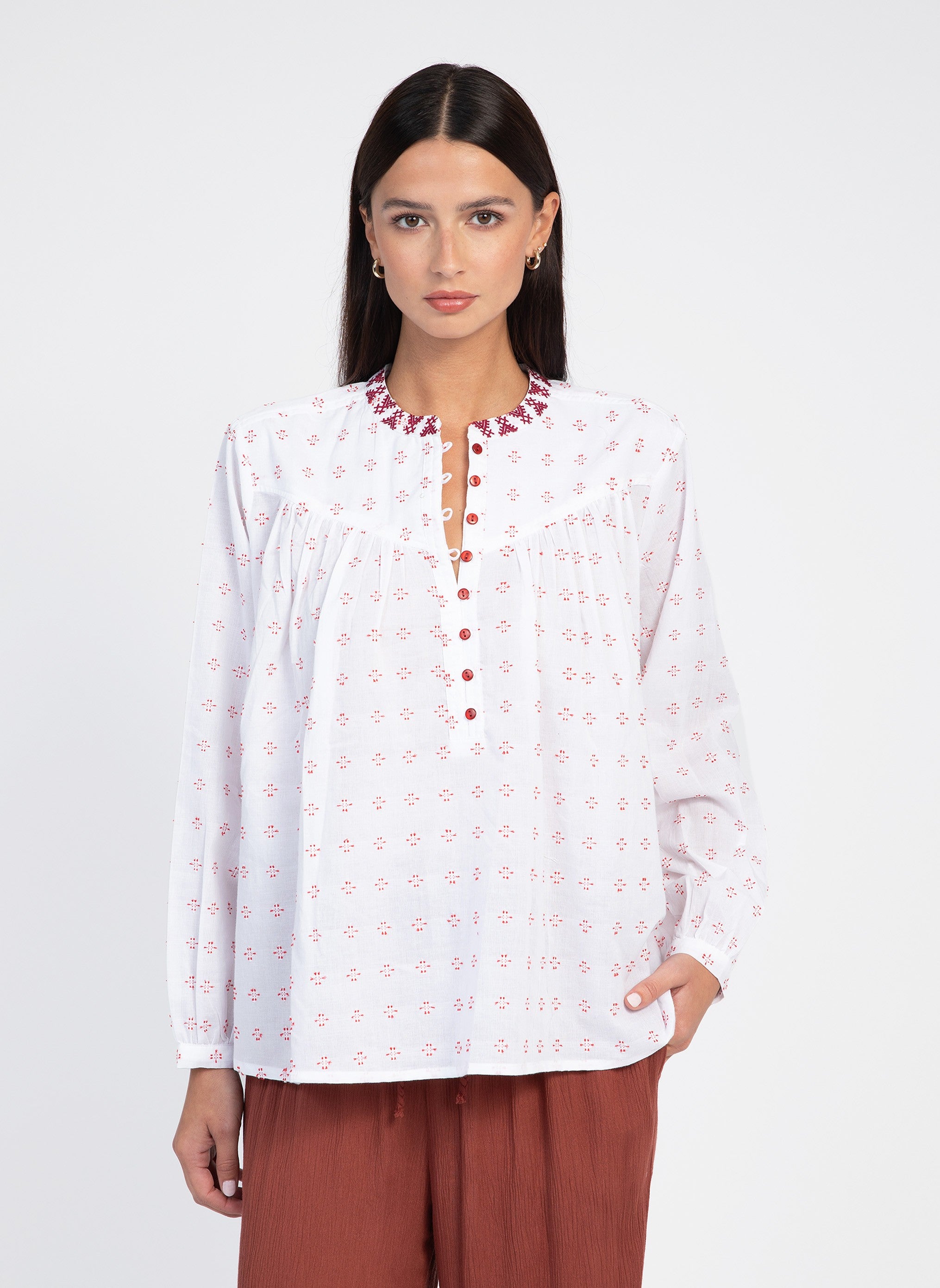 BLOUSE SEDRA rouge