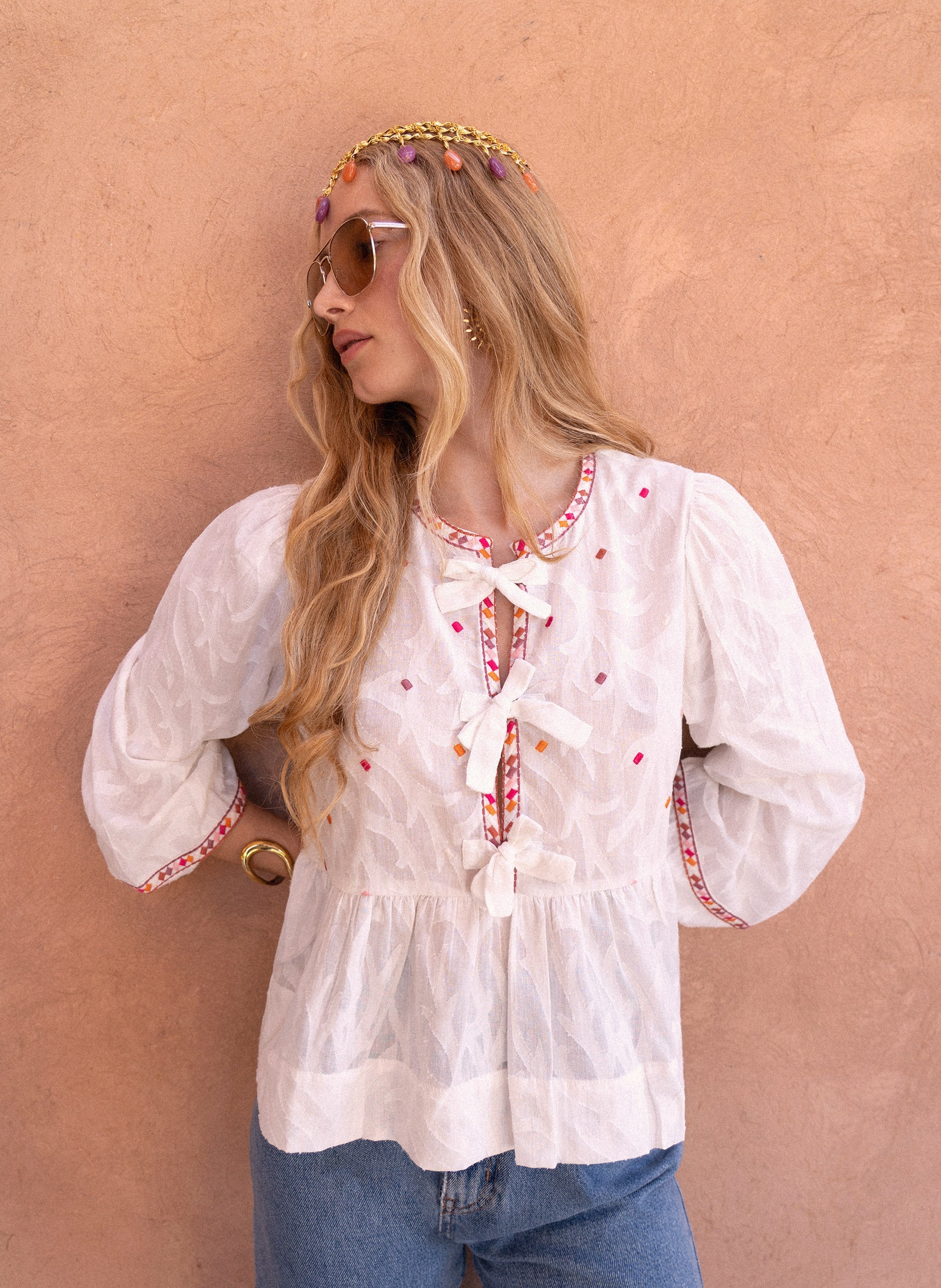 BLOUSE SERVANE crudo