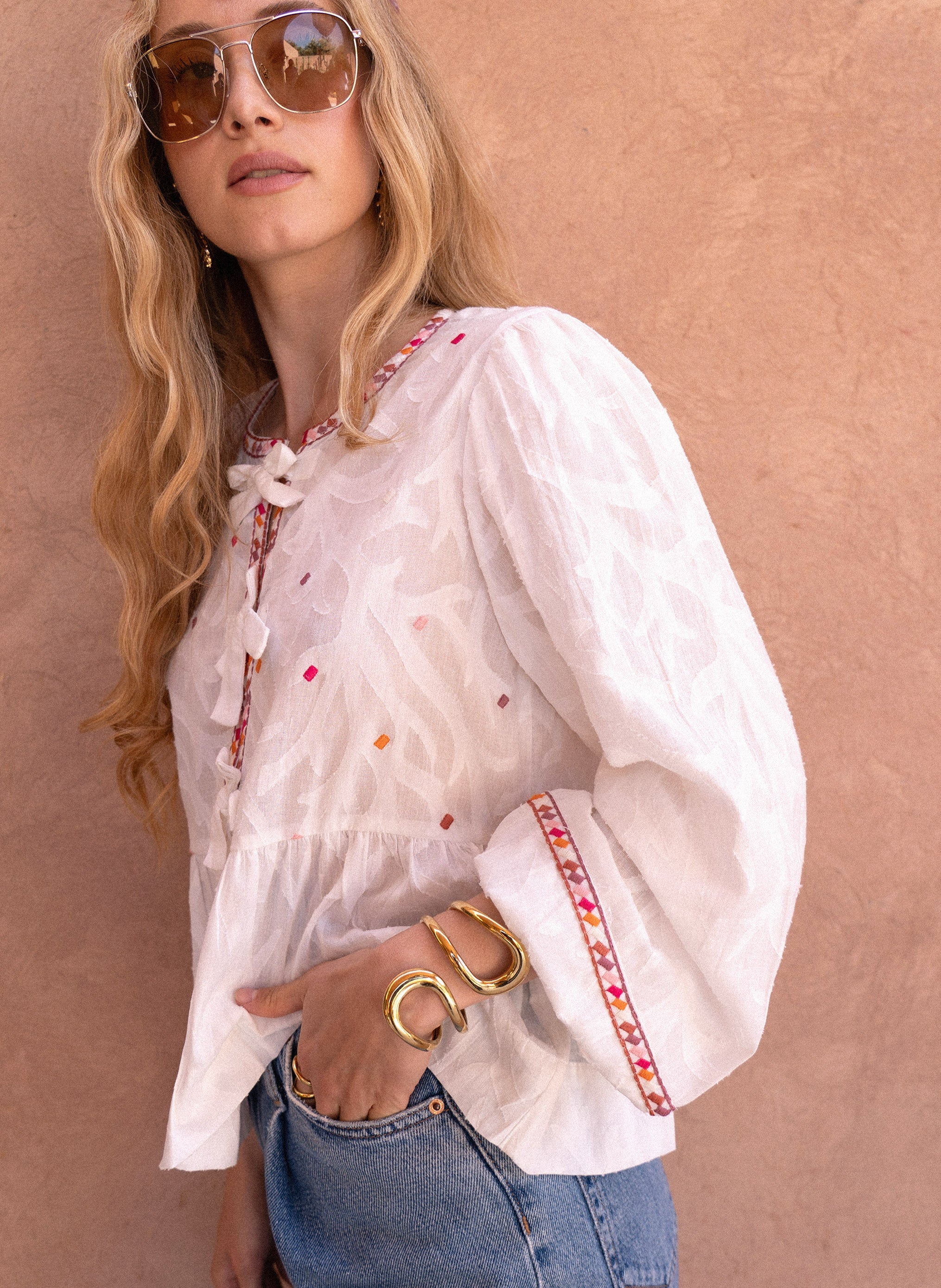 BLOUSE SERVANE crudo