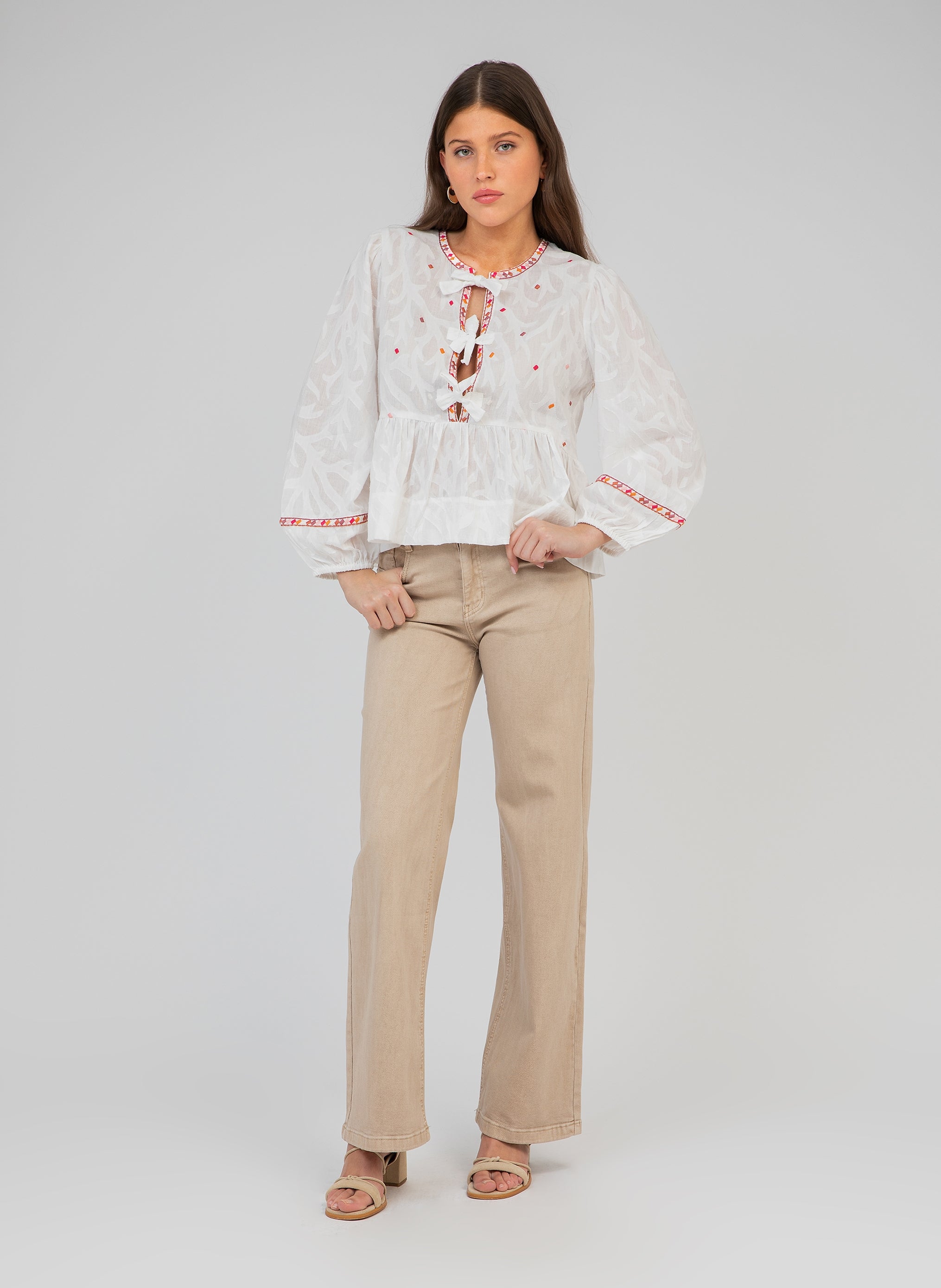 BLOUSE SERVANE crudo