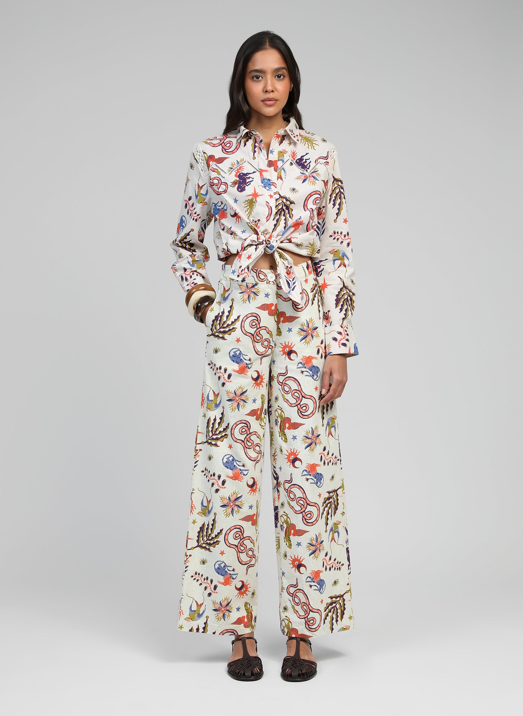 SERVILOU CHEMISE bale ecru