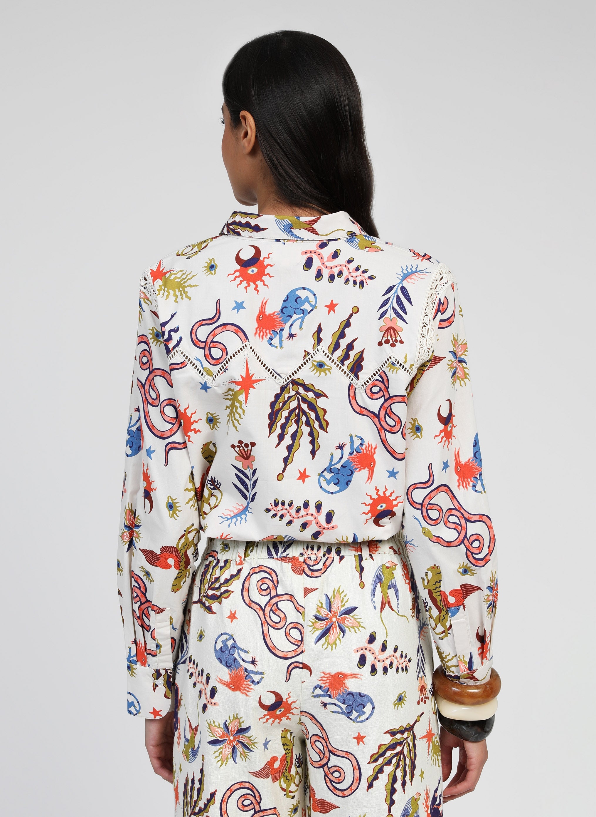 SERVILOU CHEMISE bale ecru