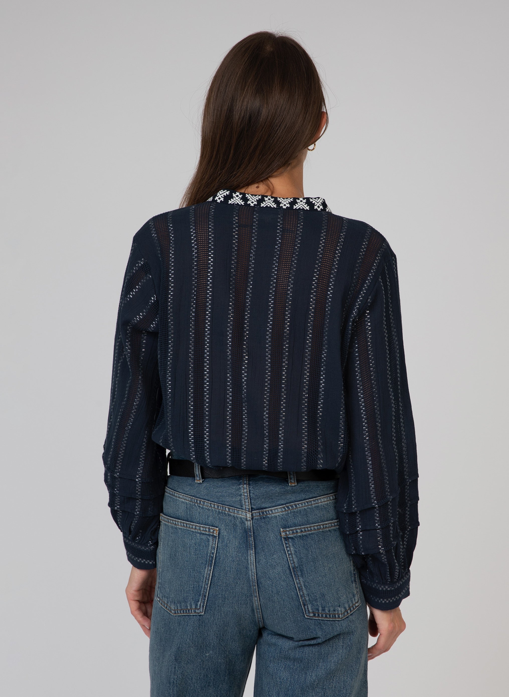 BLOUSE SEVERY marine