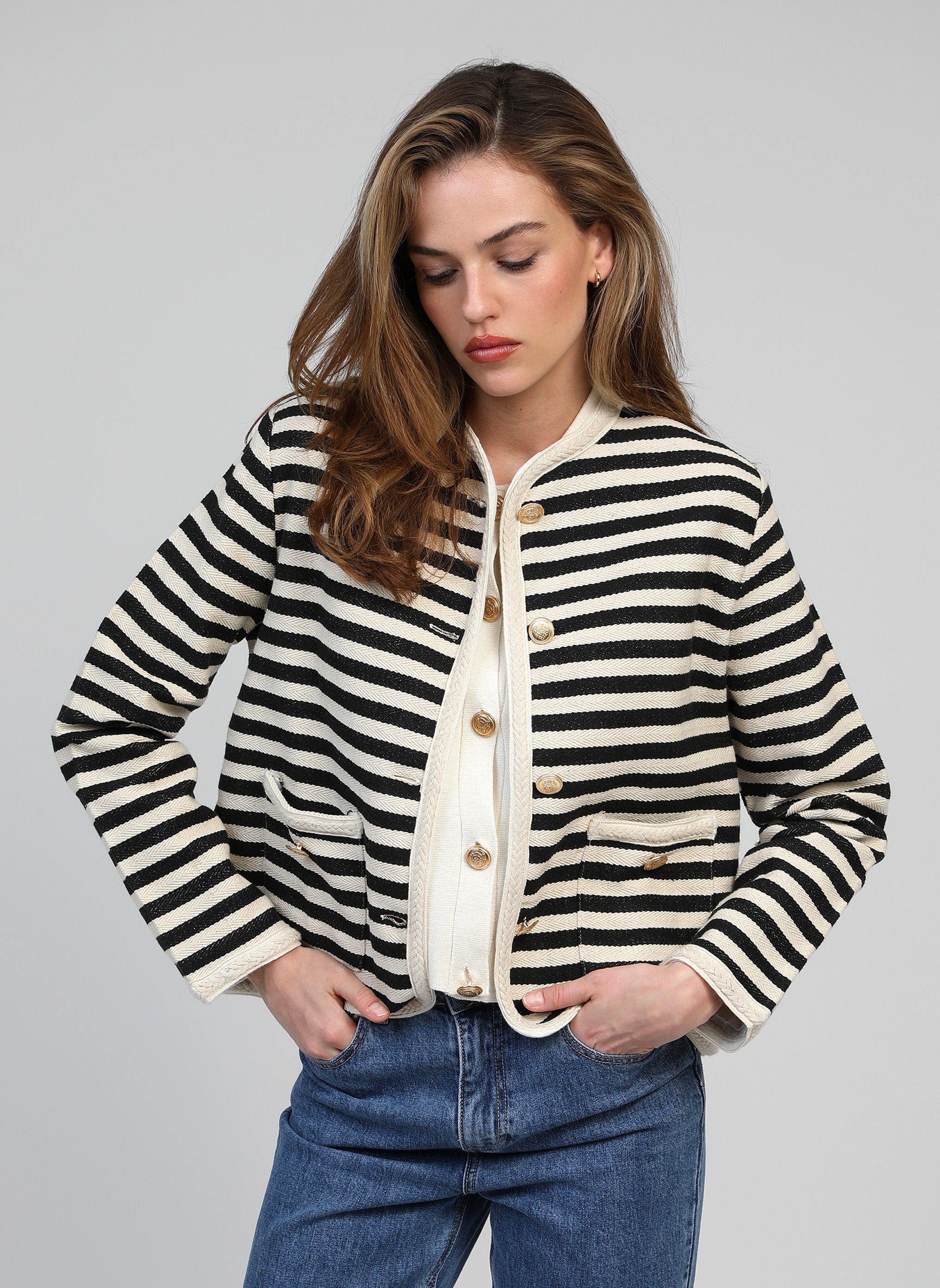 CHAQUETA SHAMBALA crudo