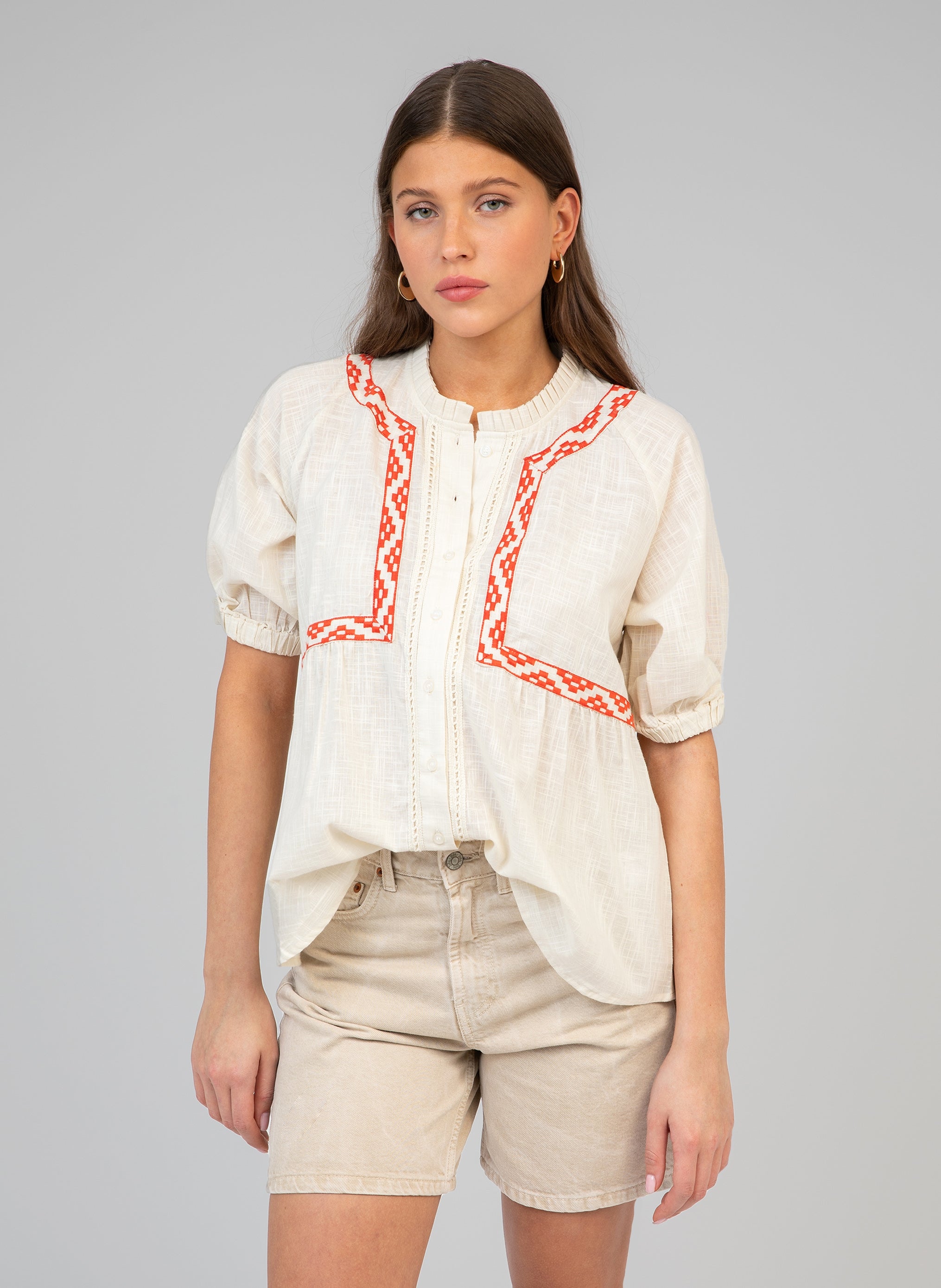 SIAMANY CHEMISE ecru