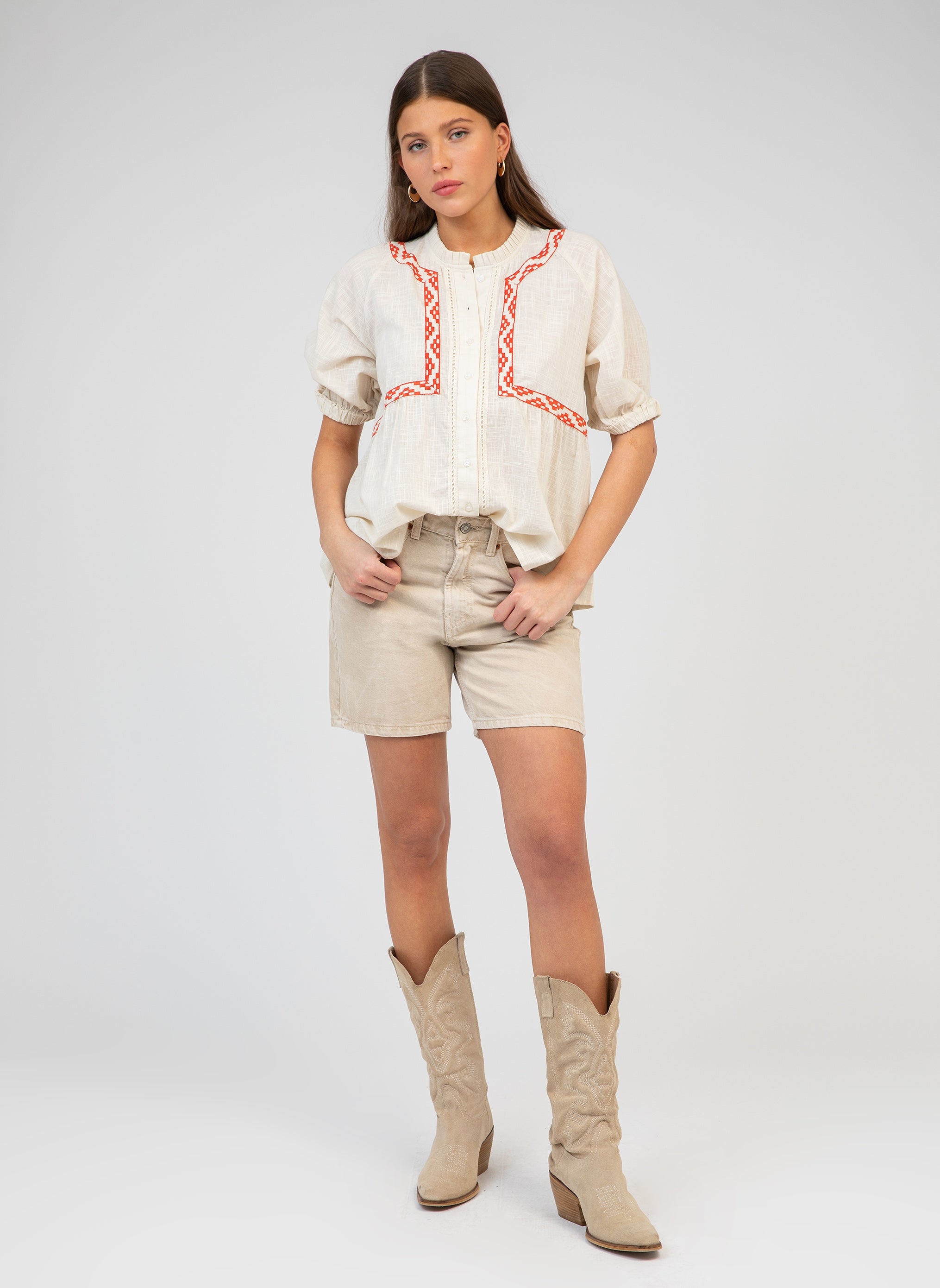 SIAMANY CHEMISE ecru