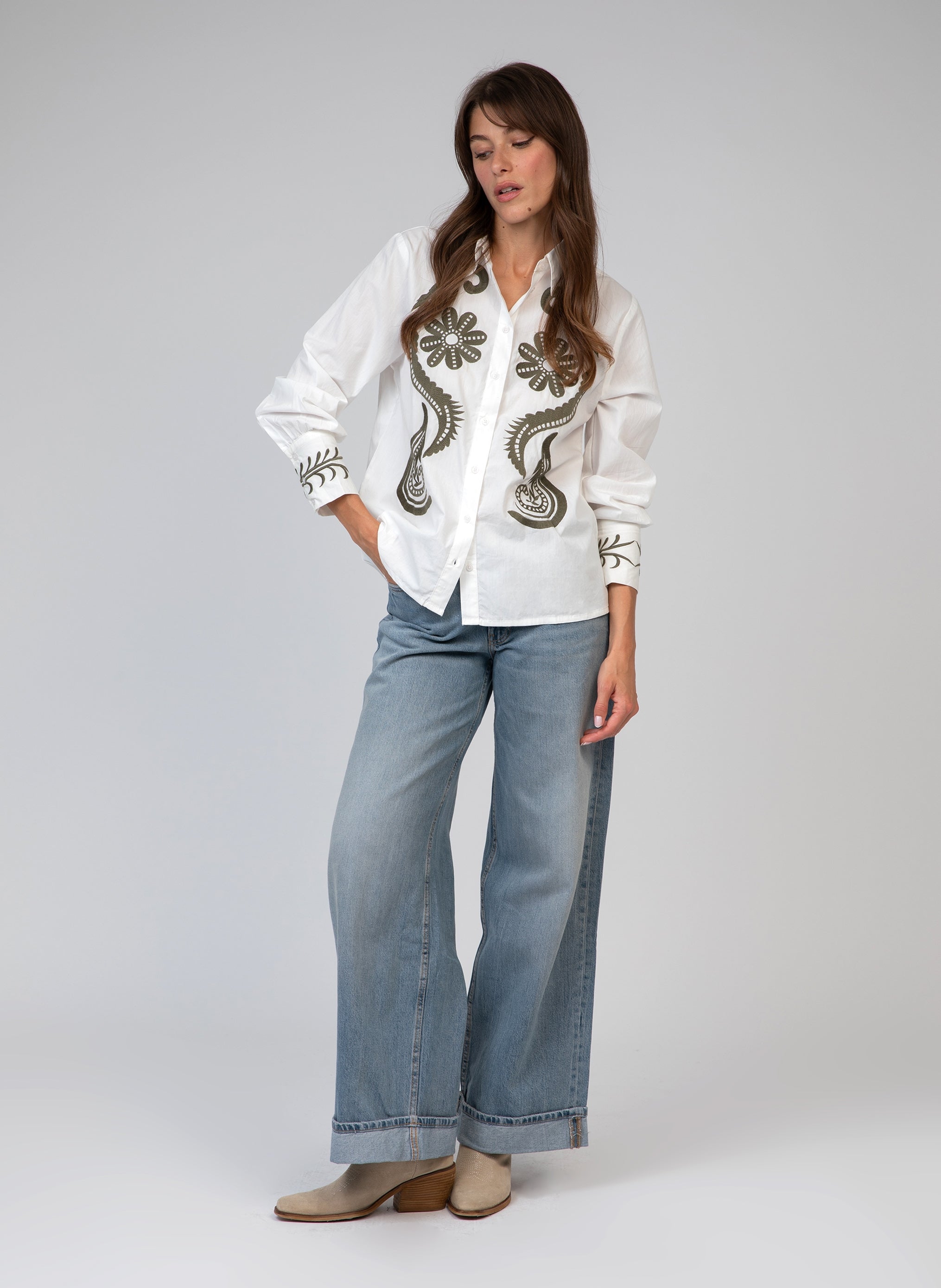 SIDNELA CHEMISE ecru