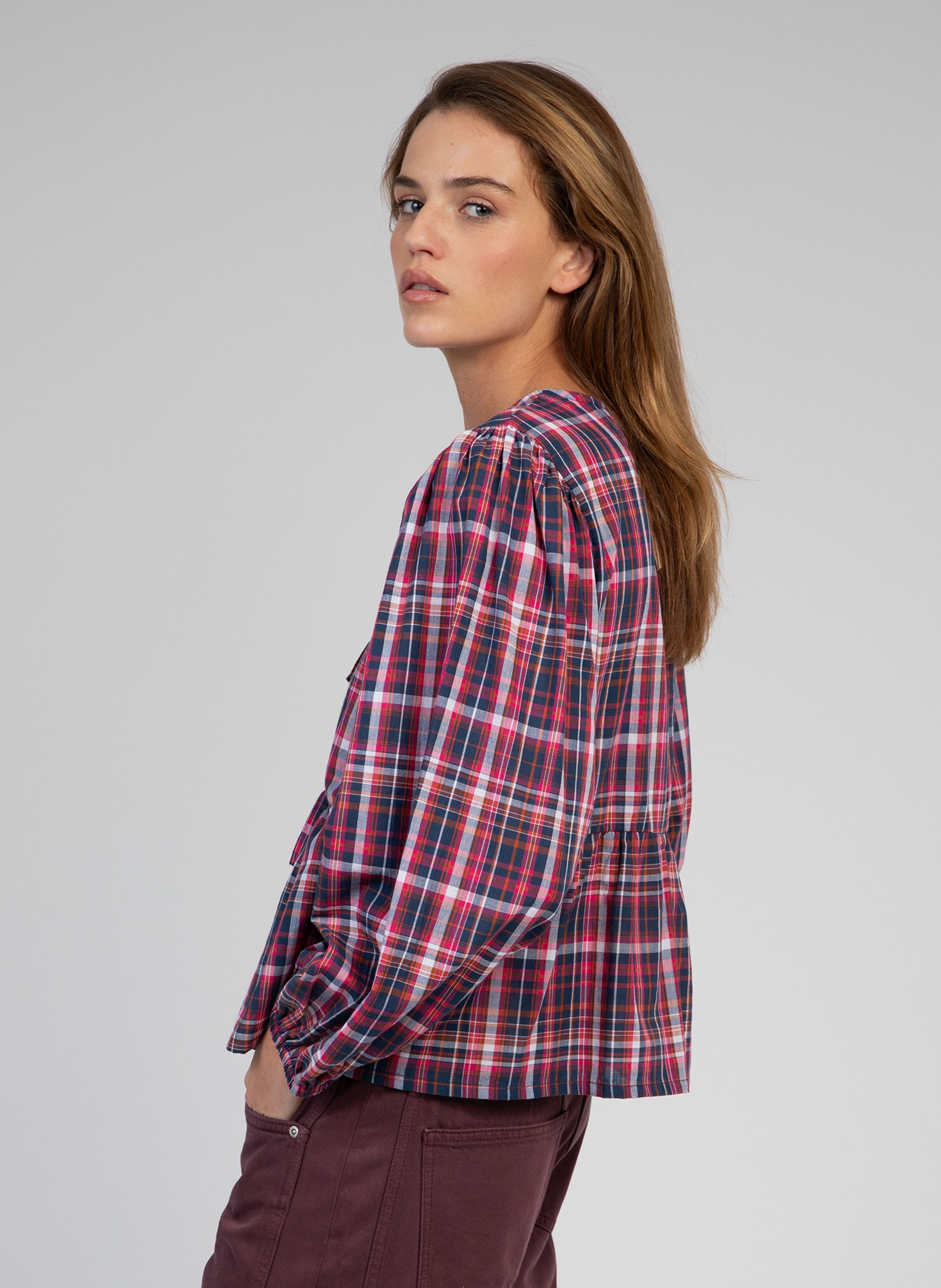 BLOUSE SINGARI rouge