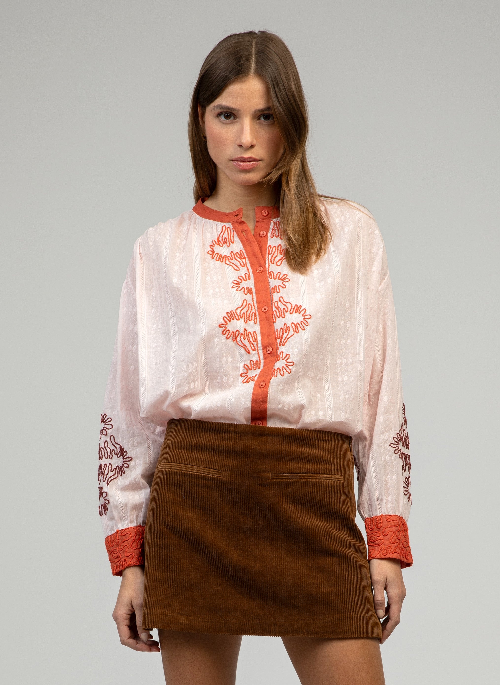 CHEMISE SISKA rose
