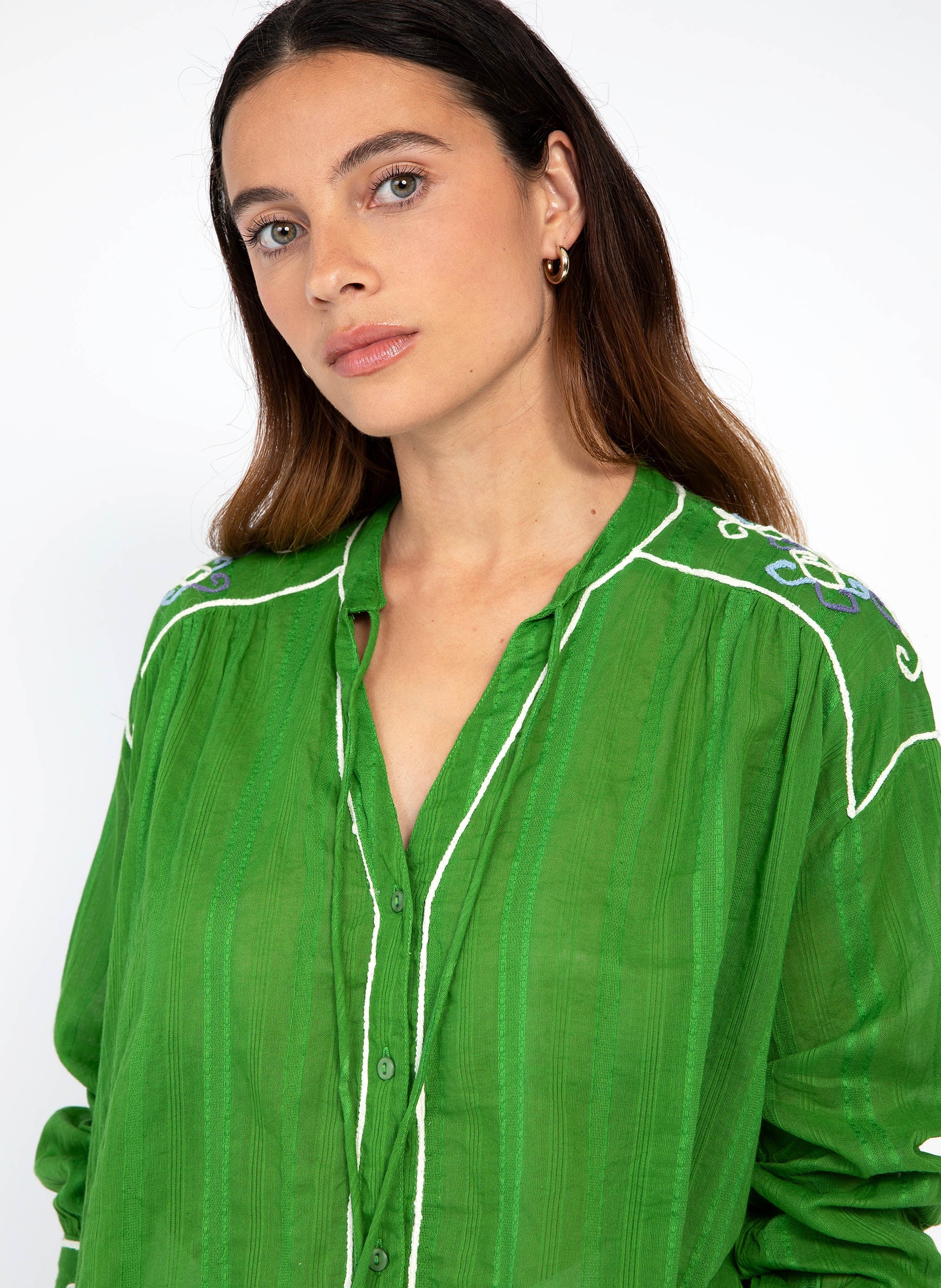 BLOUSE SOLITA vert