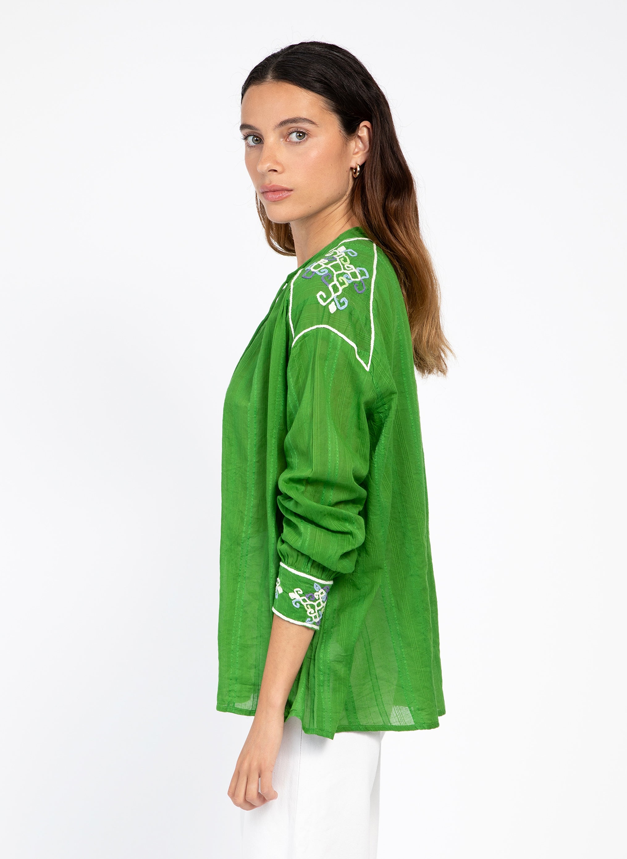 SOLITA BLOUSE green