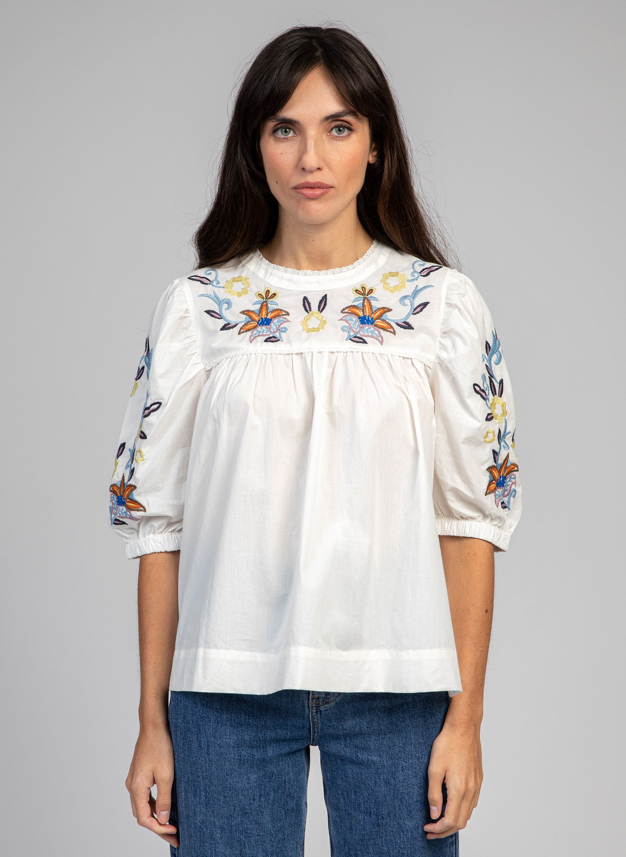 SOLUZY BLOUSE blanco