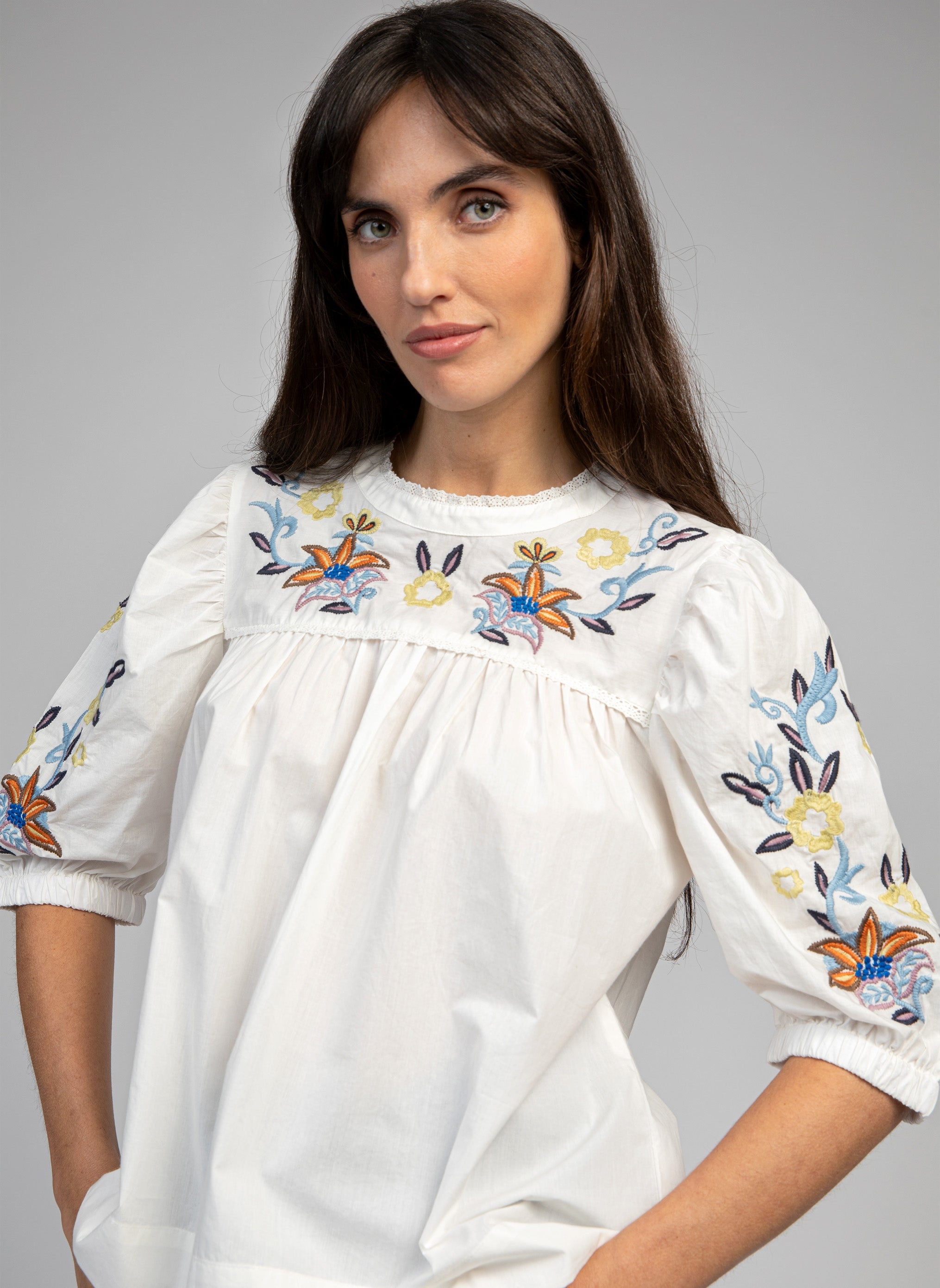 SOLUZY BLOUSE blanco