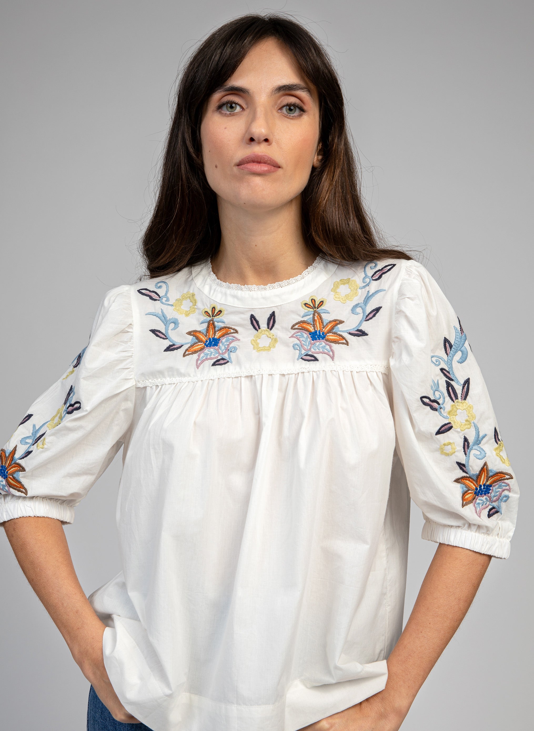 SOLUZY BLOUSE blanco