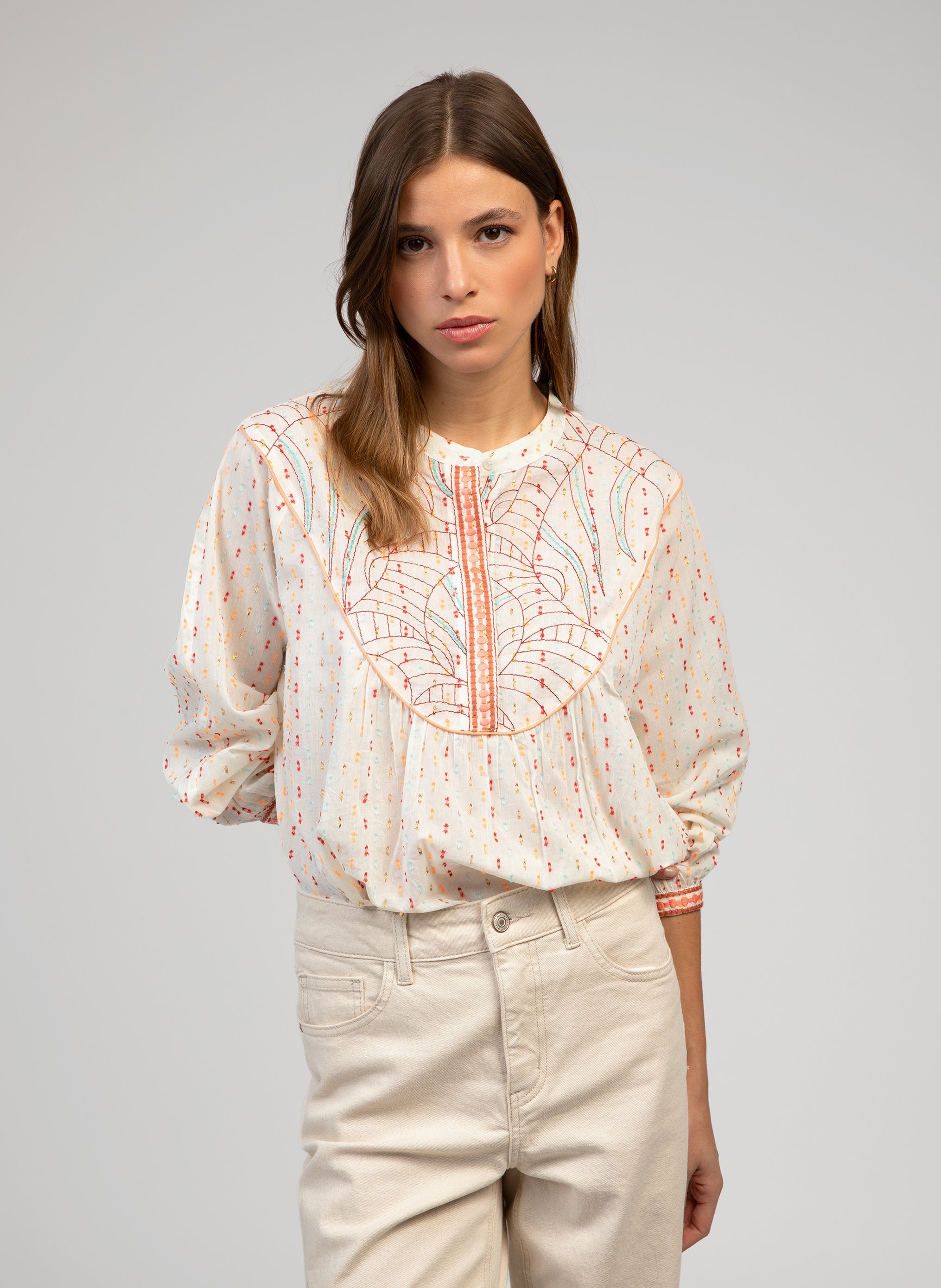 SOMALINA BLOUSE crudo