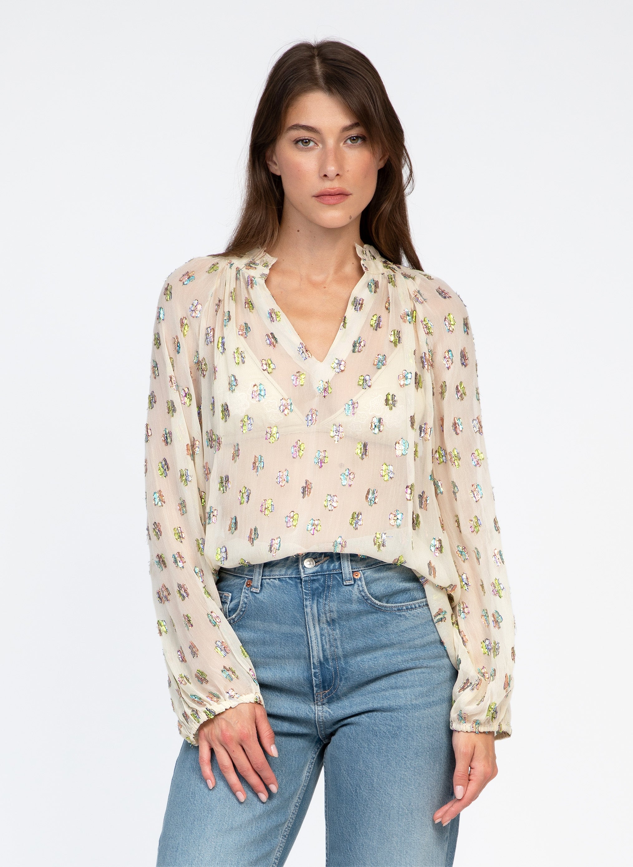 BLOUSE SOUELLA ecru