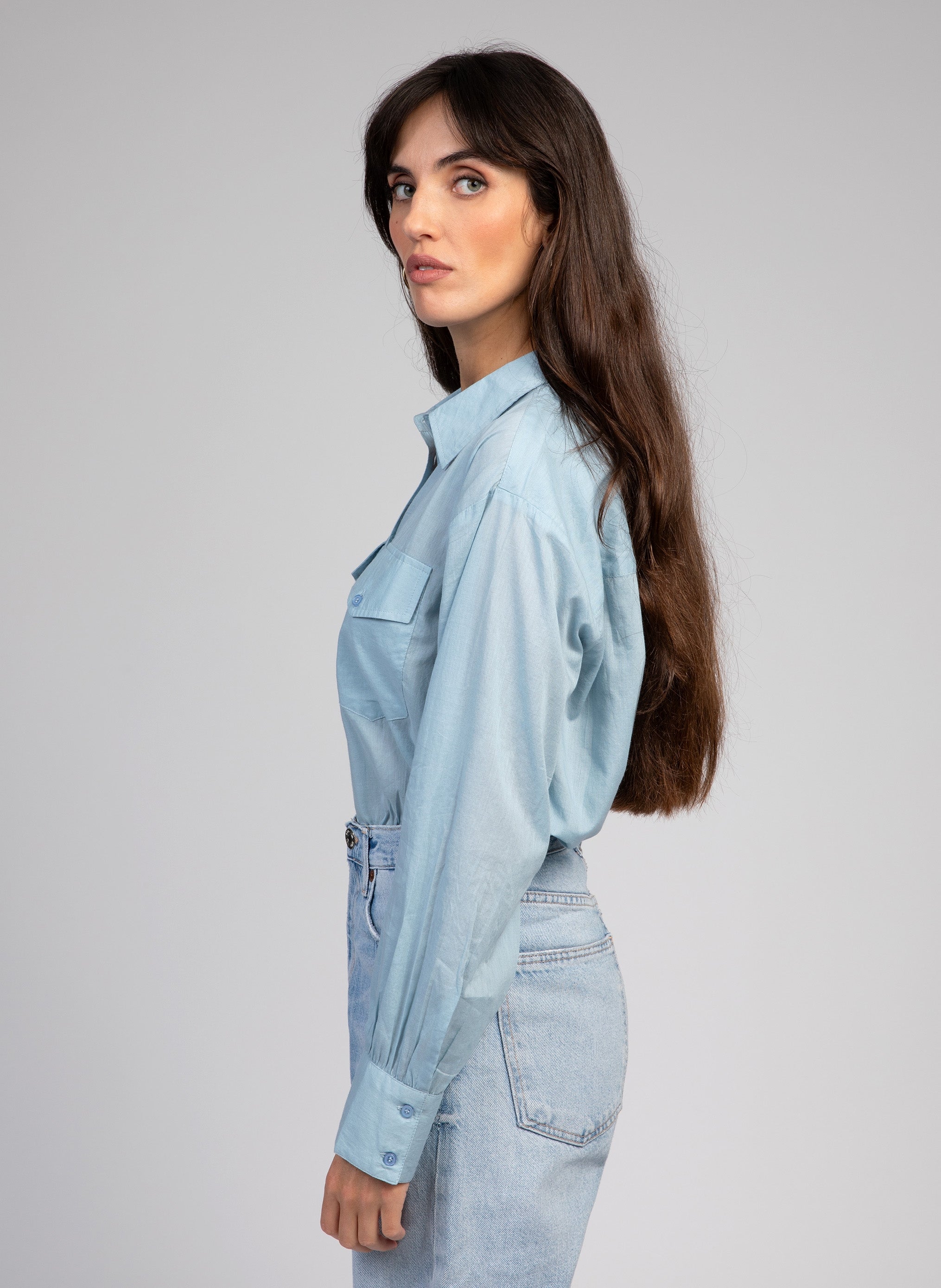 CHEMISE SOUMAYA ciel