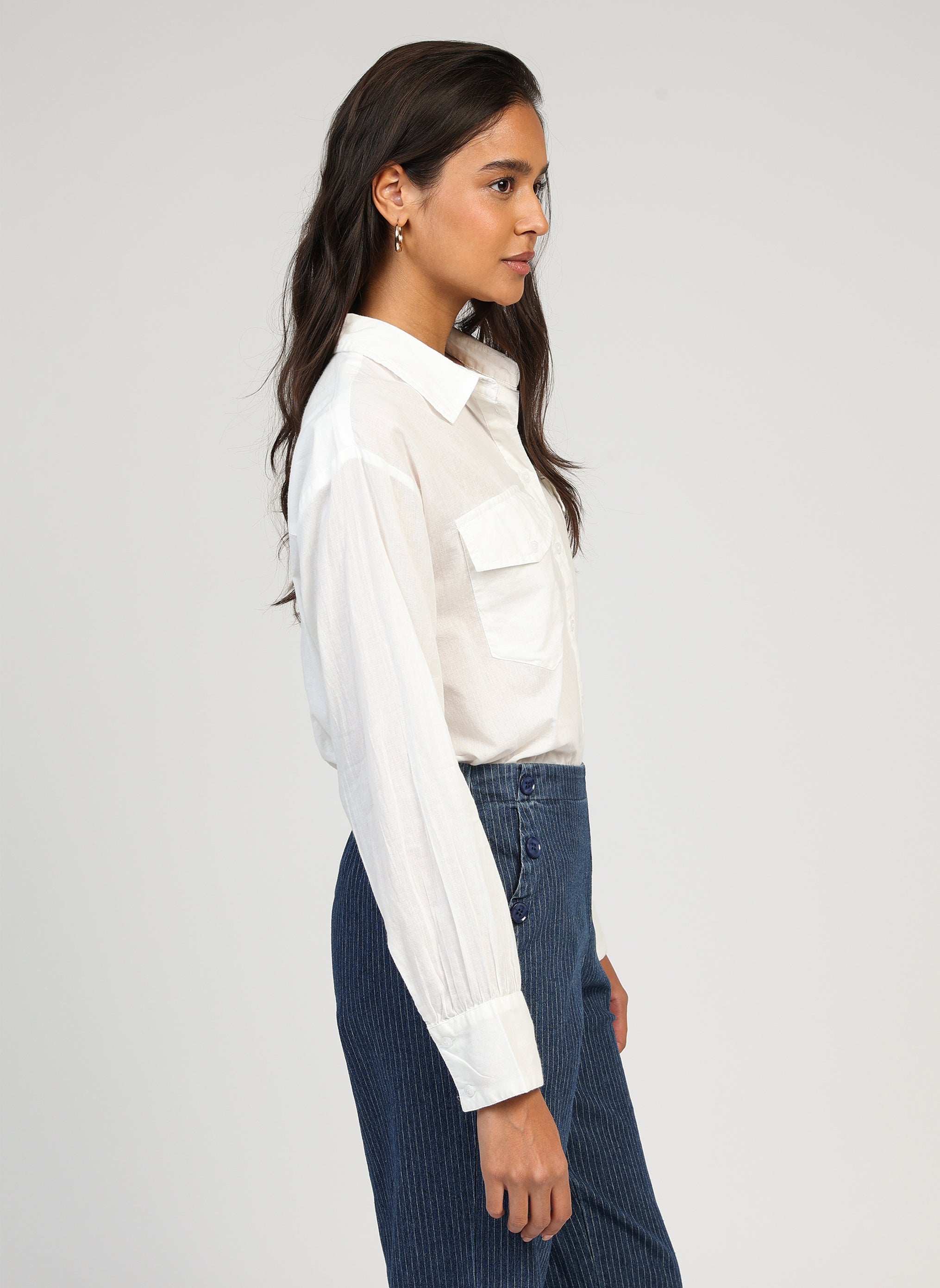 SOUMAYA SHIRT white