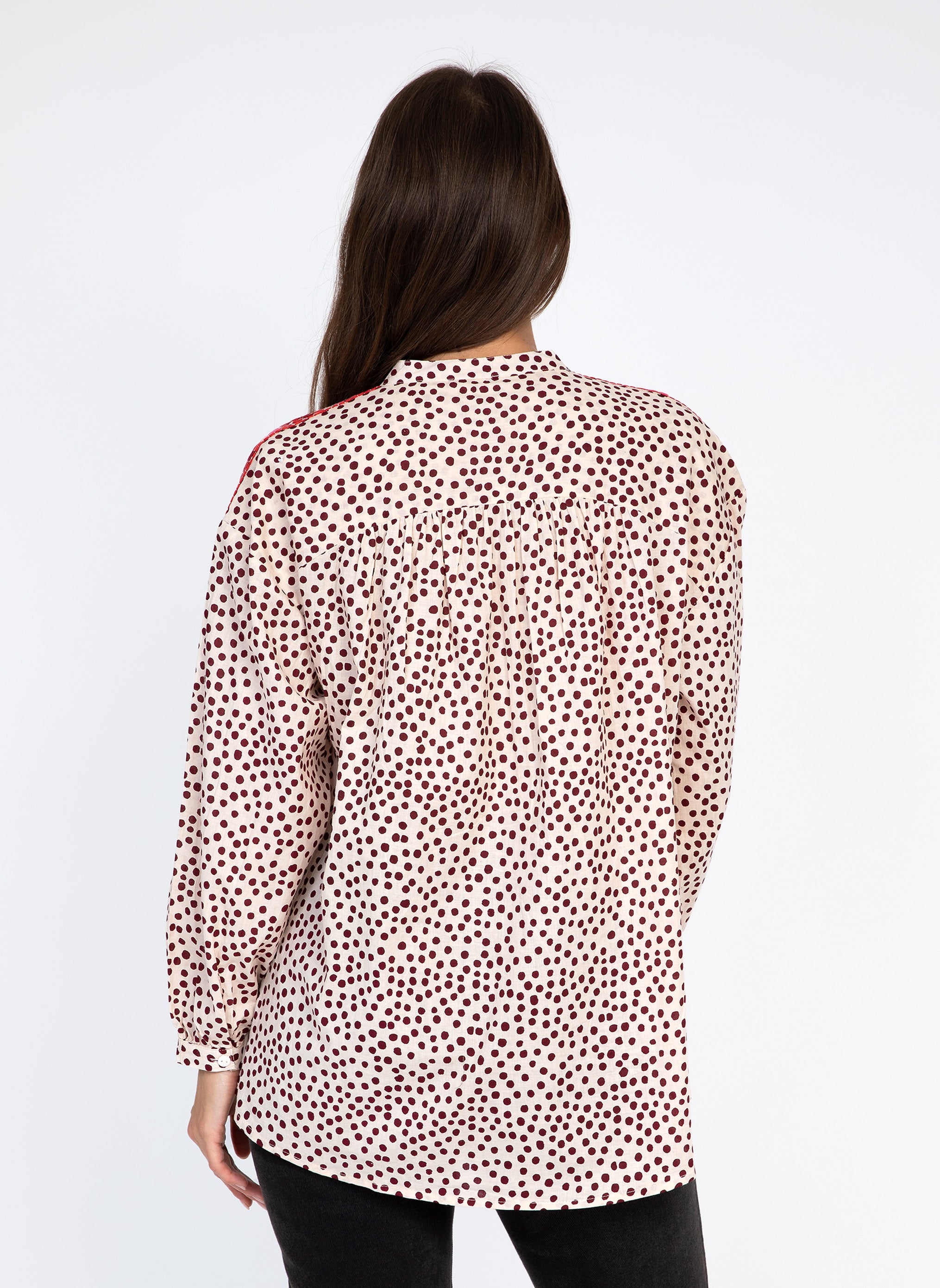 SOURIAMY pipa ecru SHIRT