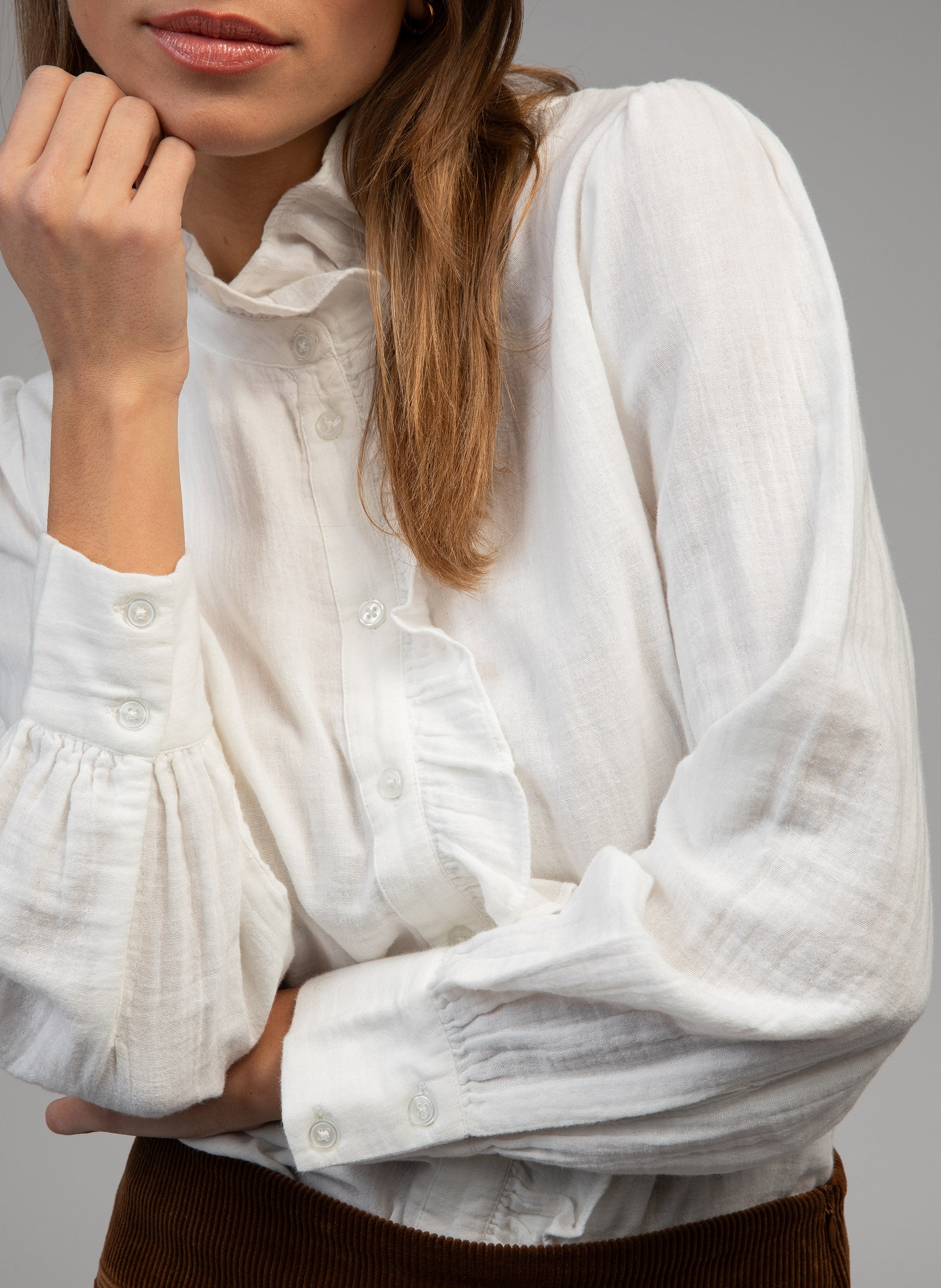 CHEMISE STEFOU blanc