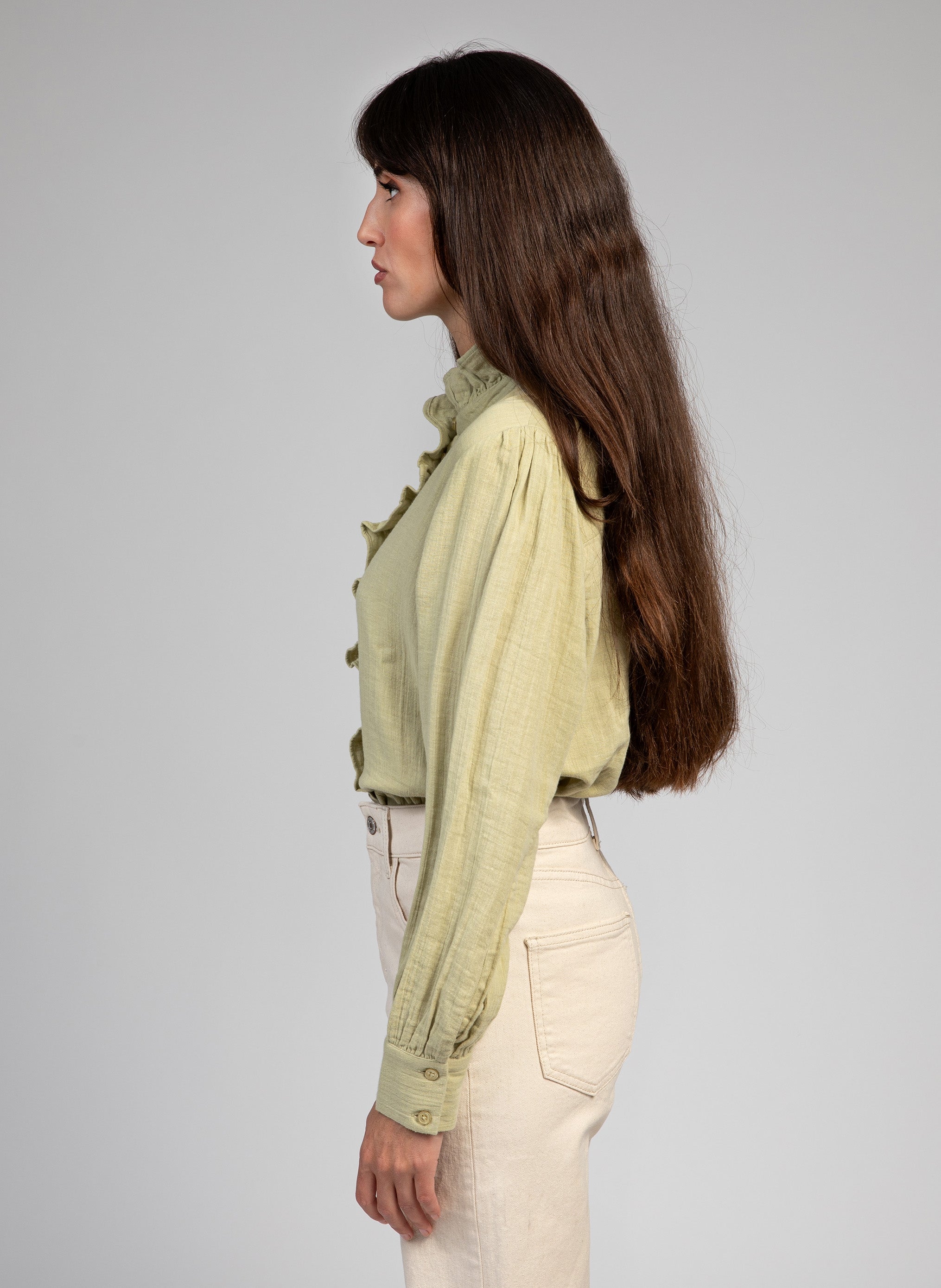 CHEMISE STEFOU amande