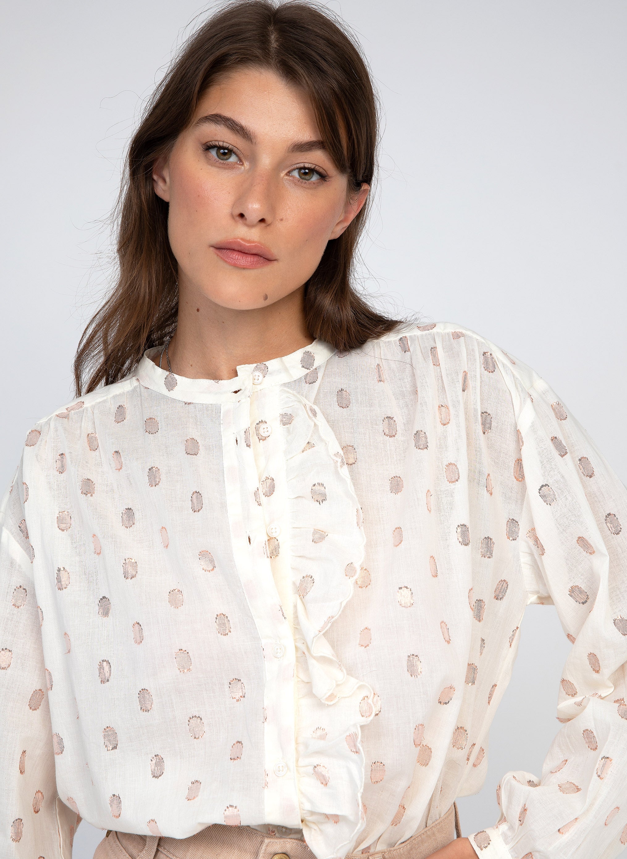 SYLVANY CHEMISE cream