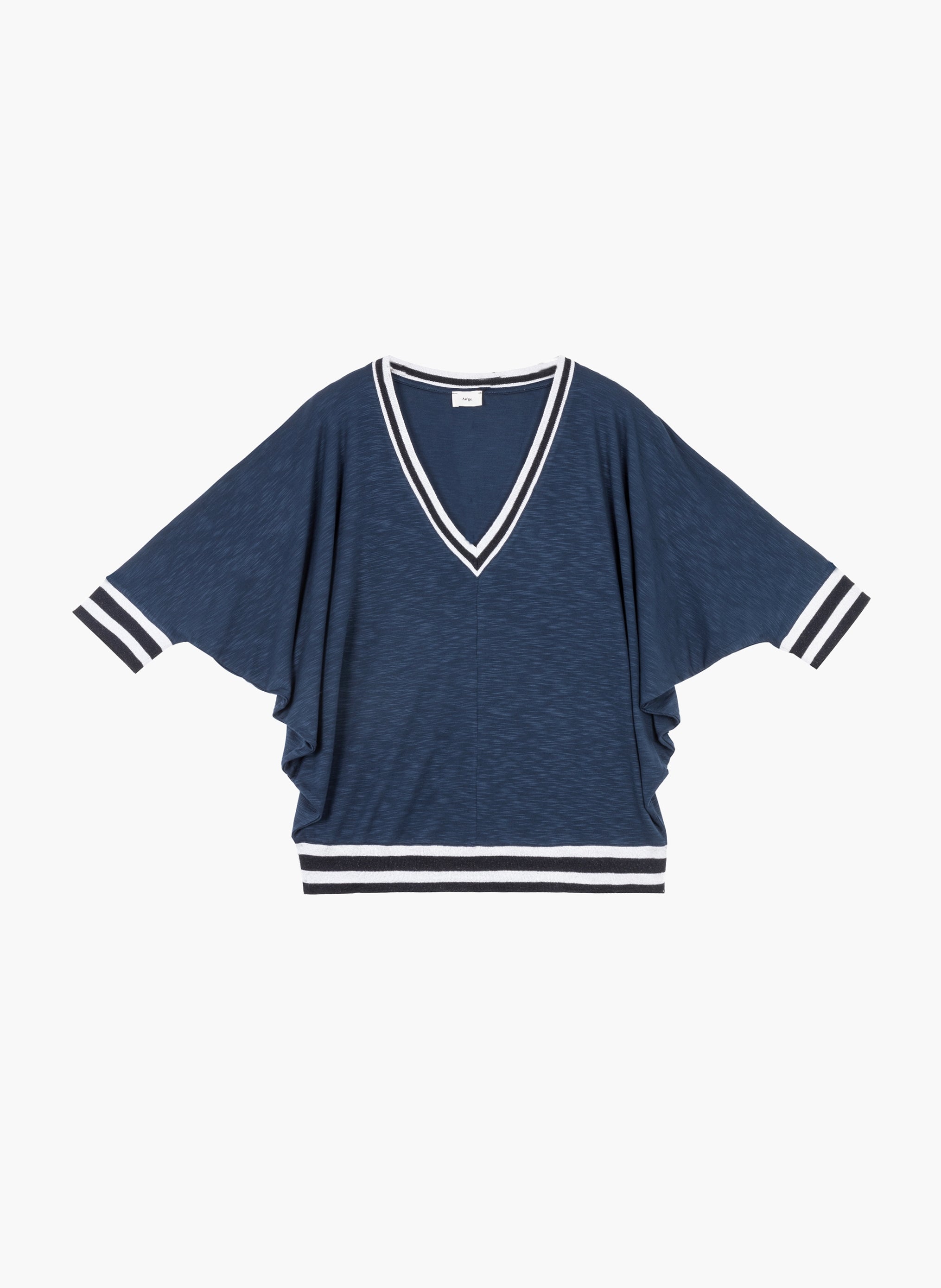 TOP TABATHA azul marino