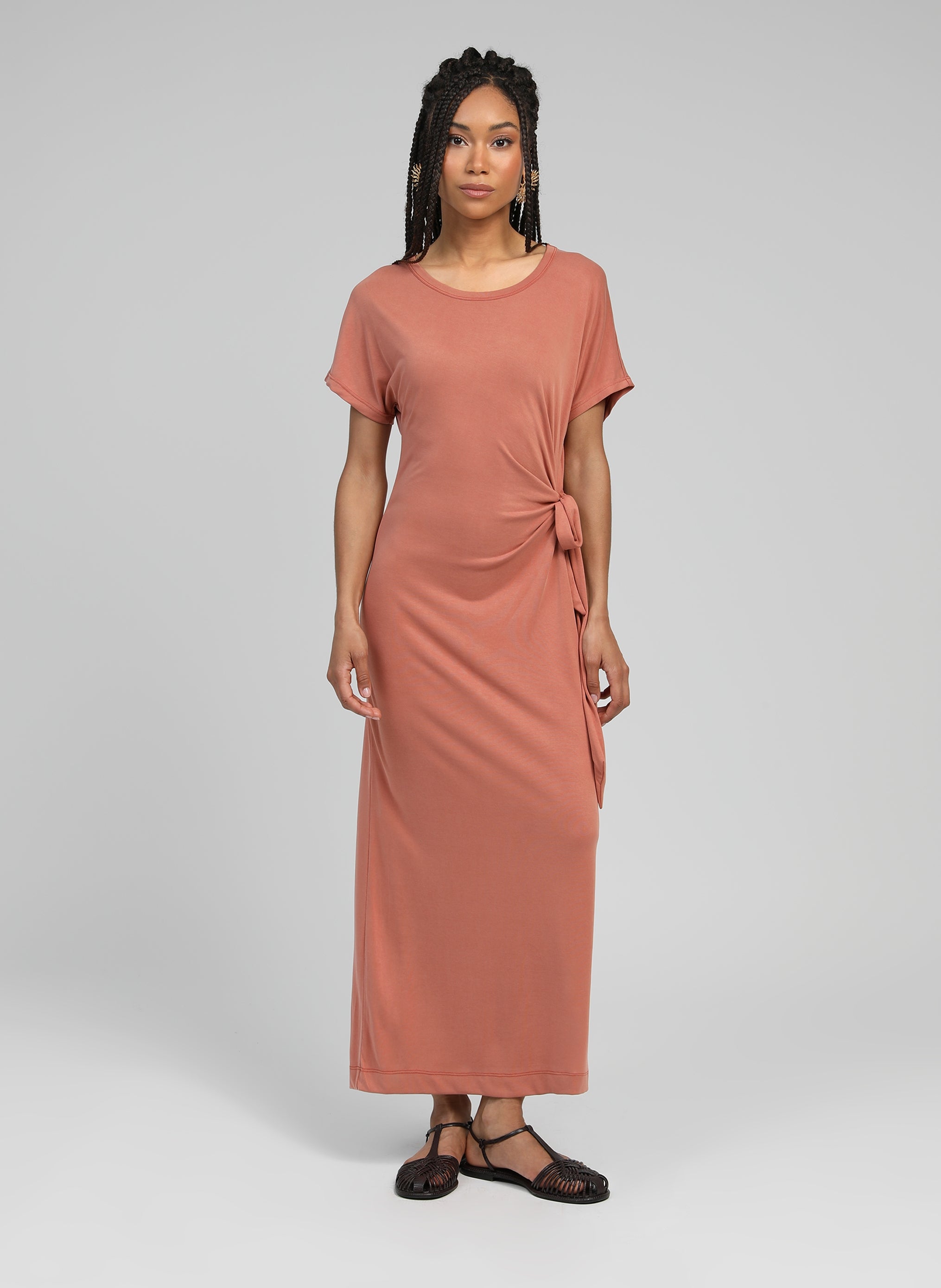 TAMISARA LONG DRESS terracotta