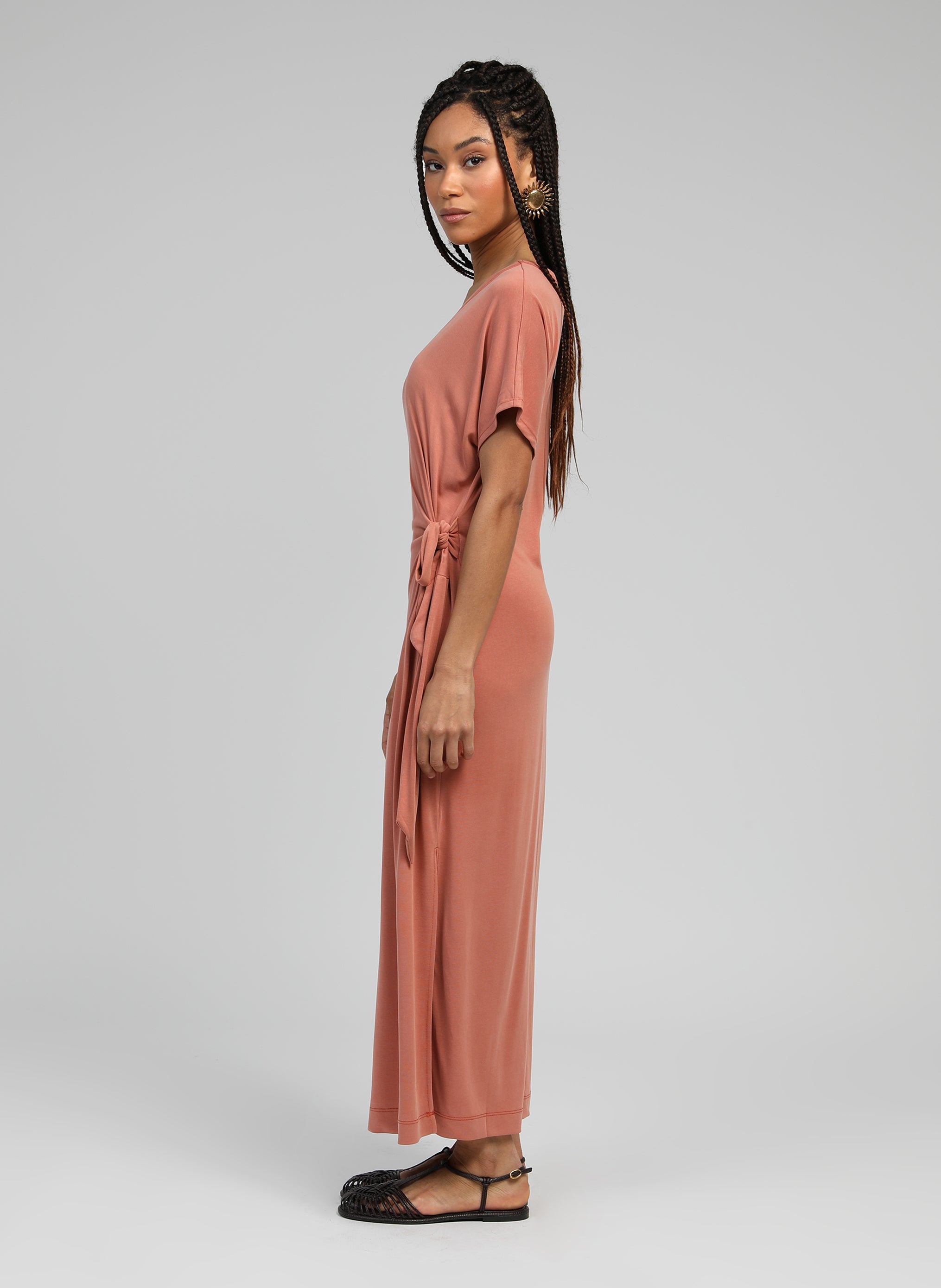 TAMISARA LONG DRESS terracotta